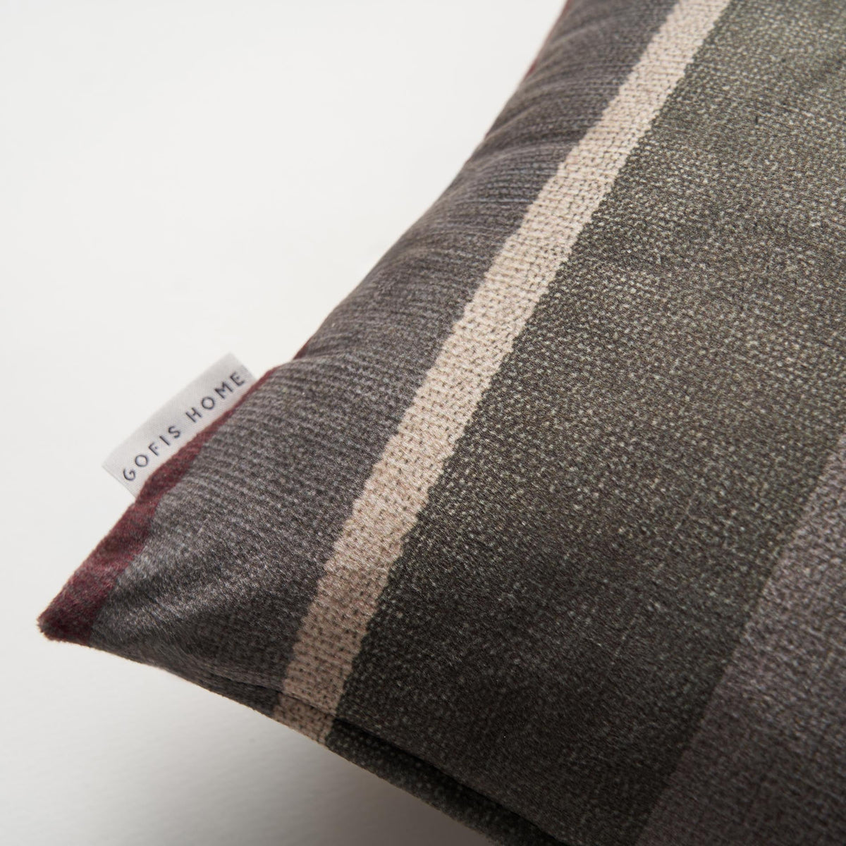 Μαξιλαροθήκη 43x43cm Neoma stripe Green 158