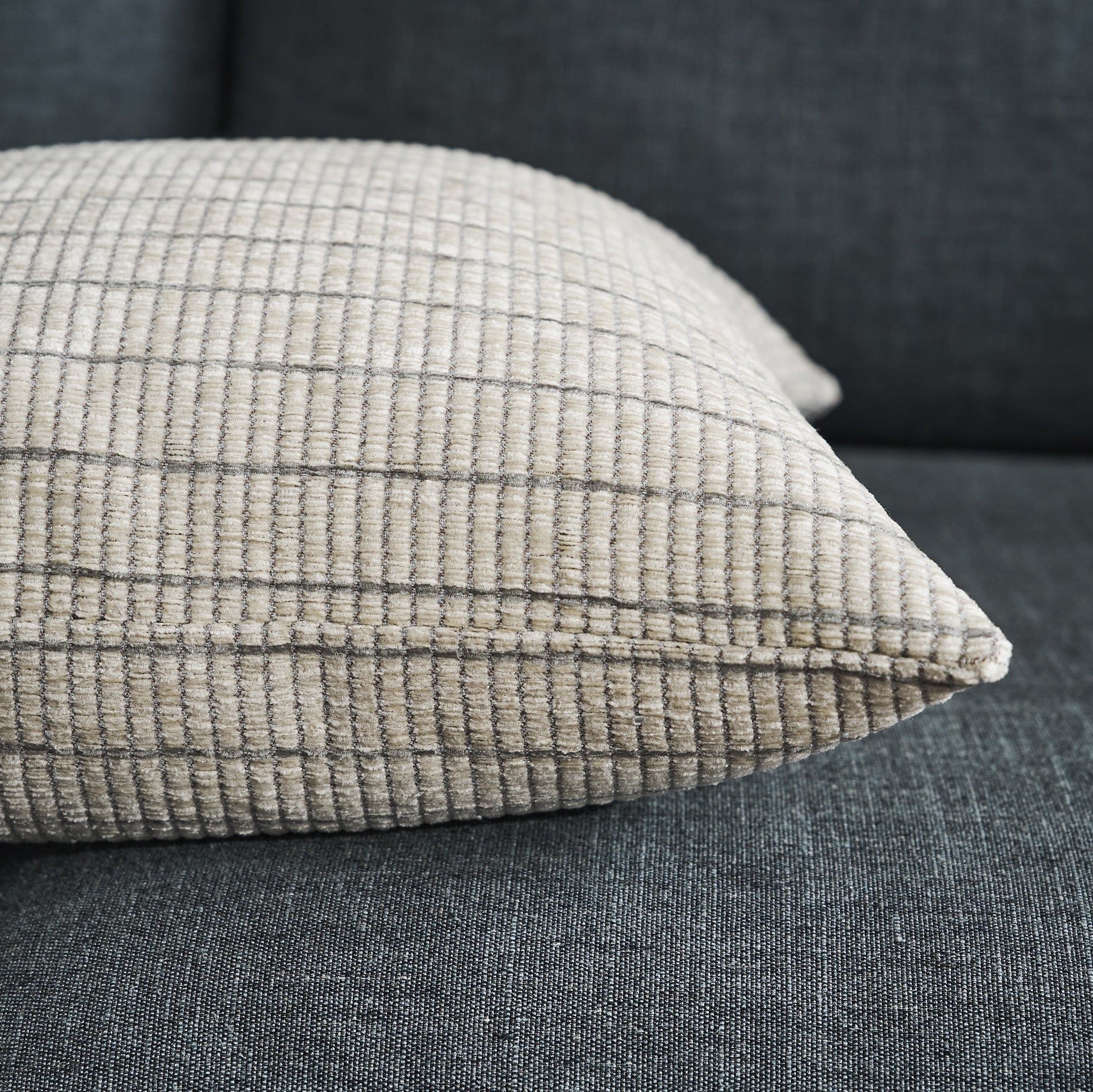 Μαξιλαροθήκη 50x50cm Thyra Beige/Grey 273/05
