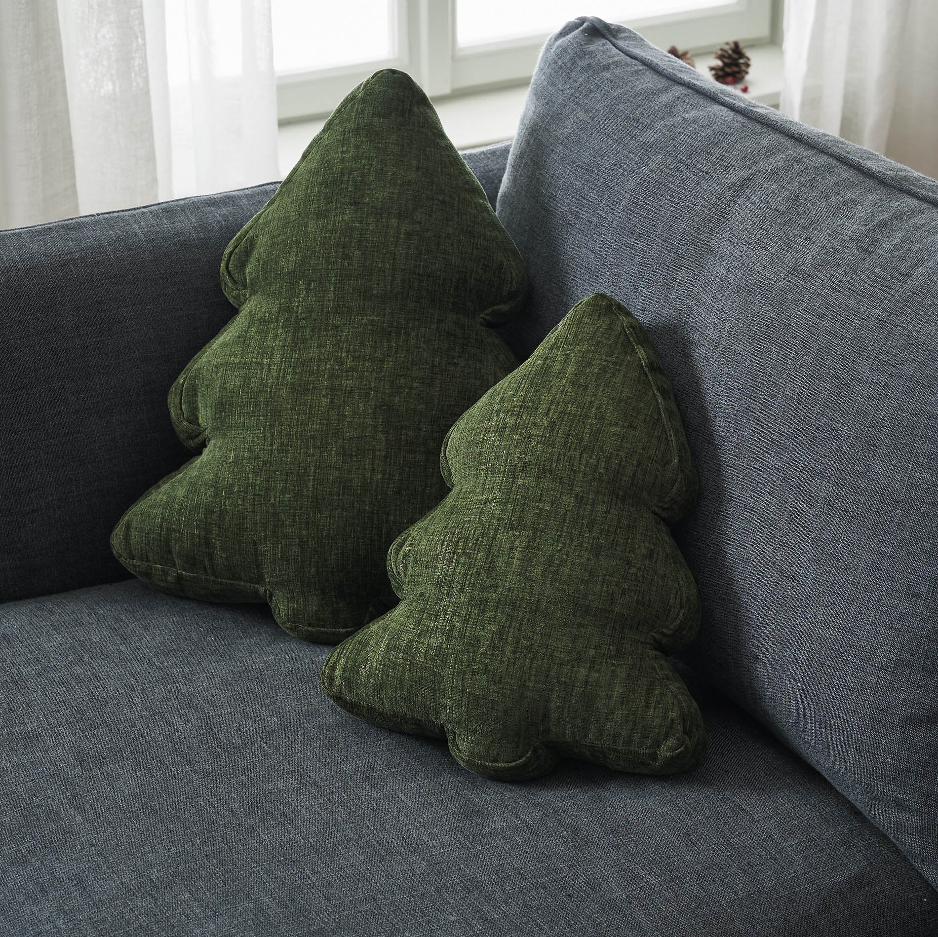 Μαξιλαράκι με γέμισμα Xmas Sage Green 283