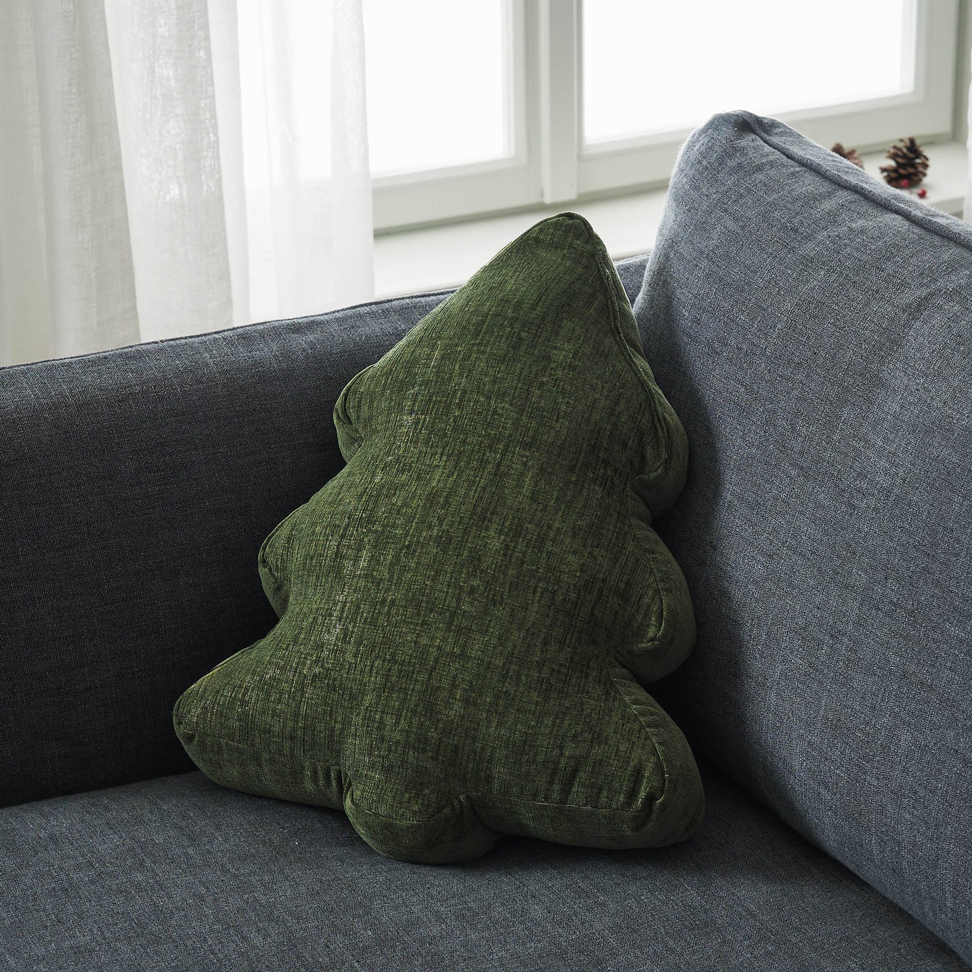 Μαξιλαράκι με γέμισμα Xmas Sage Green 283