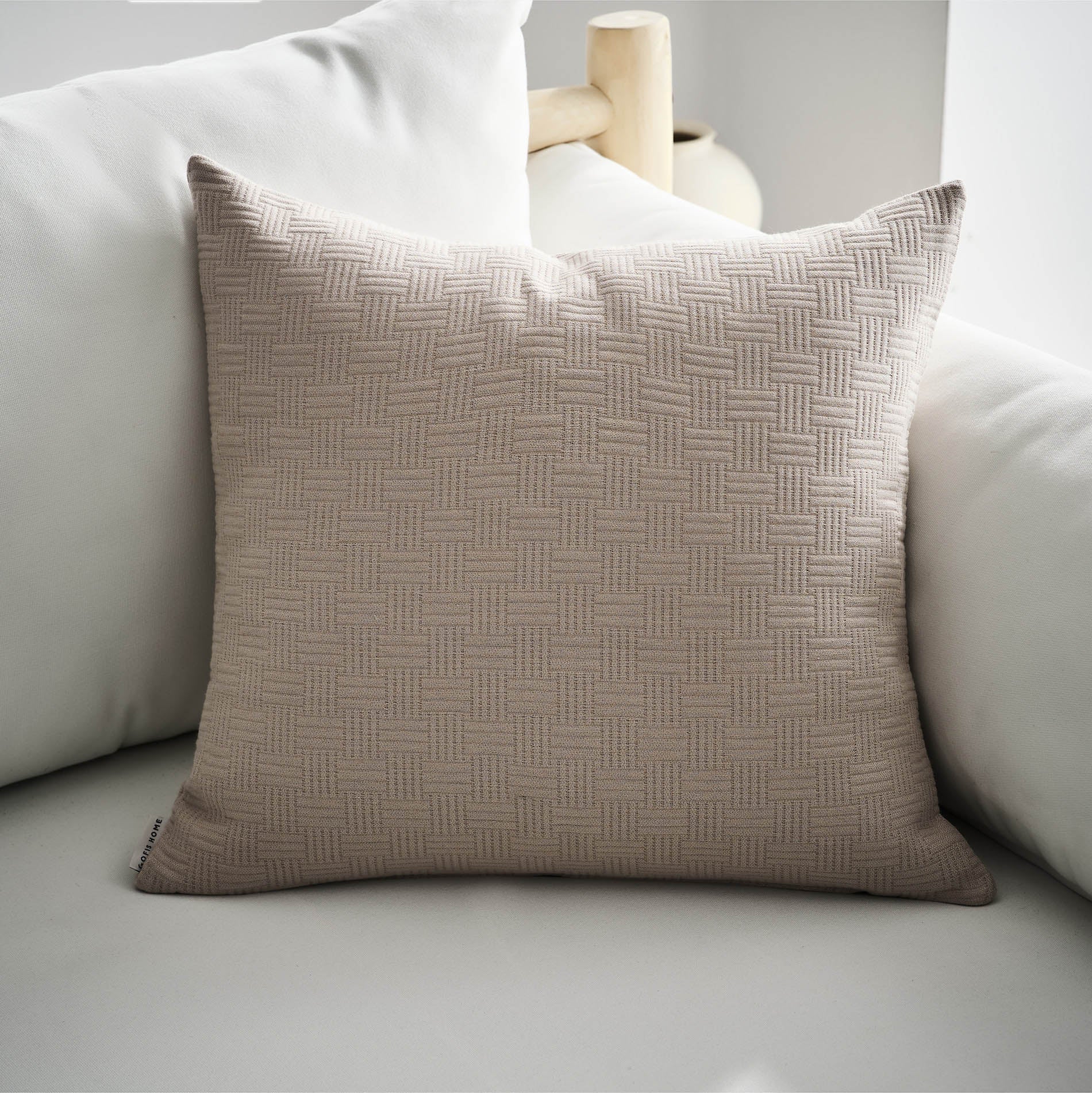 Μαξιλαροθήκη 50x50cm Ilania Sand Beige 318