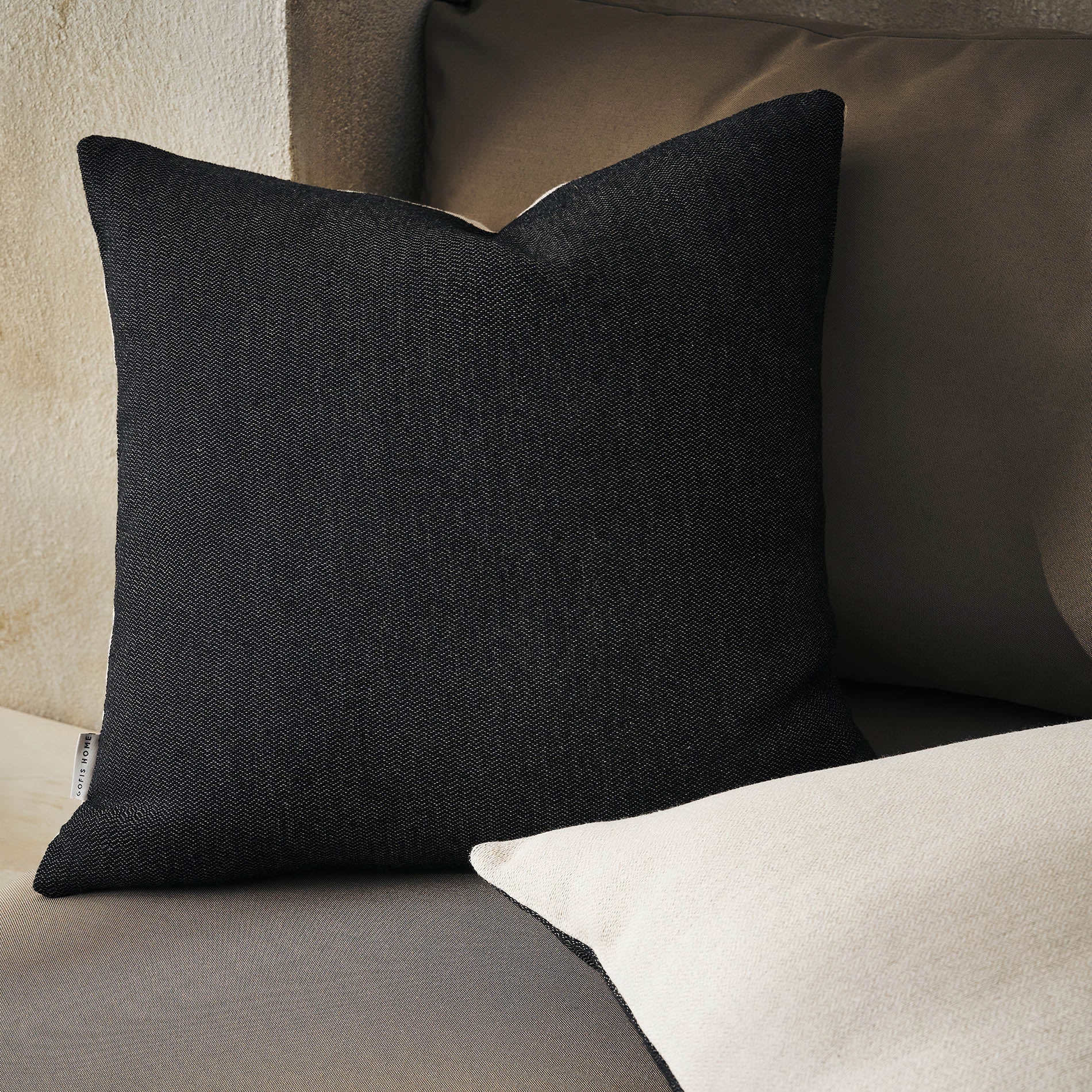 Pillowcase 50x50cm Marian Oil Black 336/14