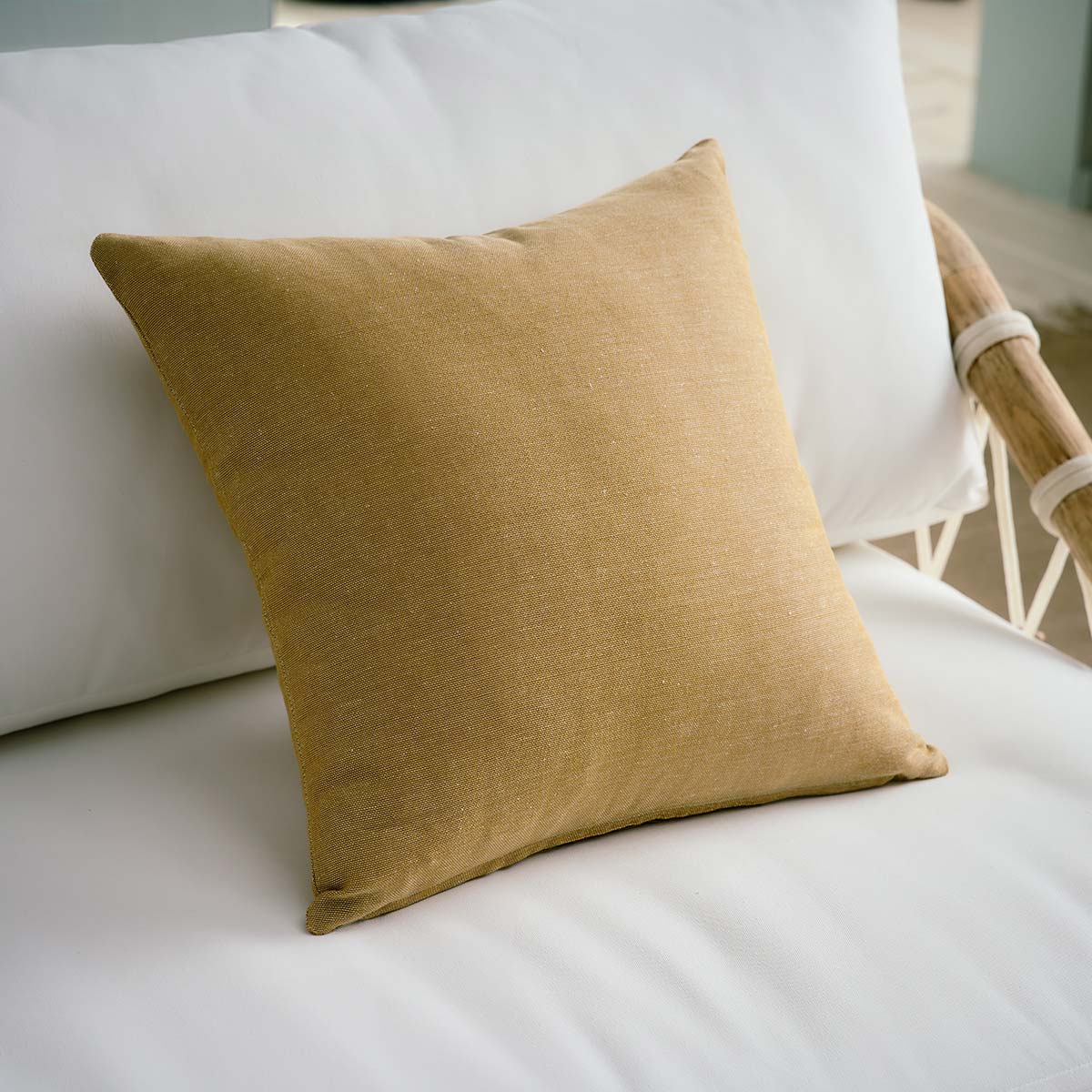 Μαξιλαροθήκη 43x43cm Eartha Honey Gold 372/04