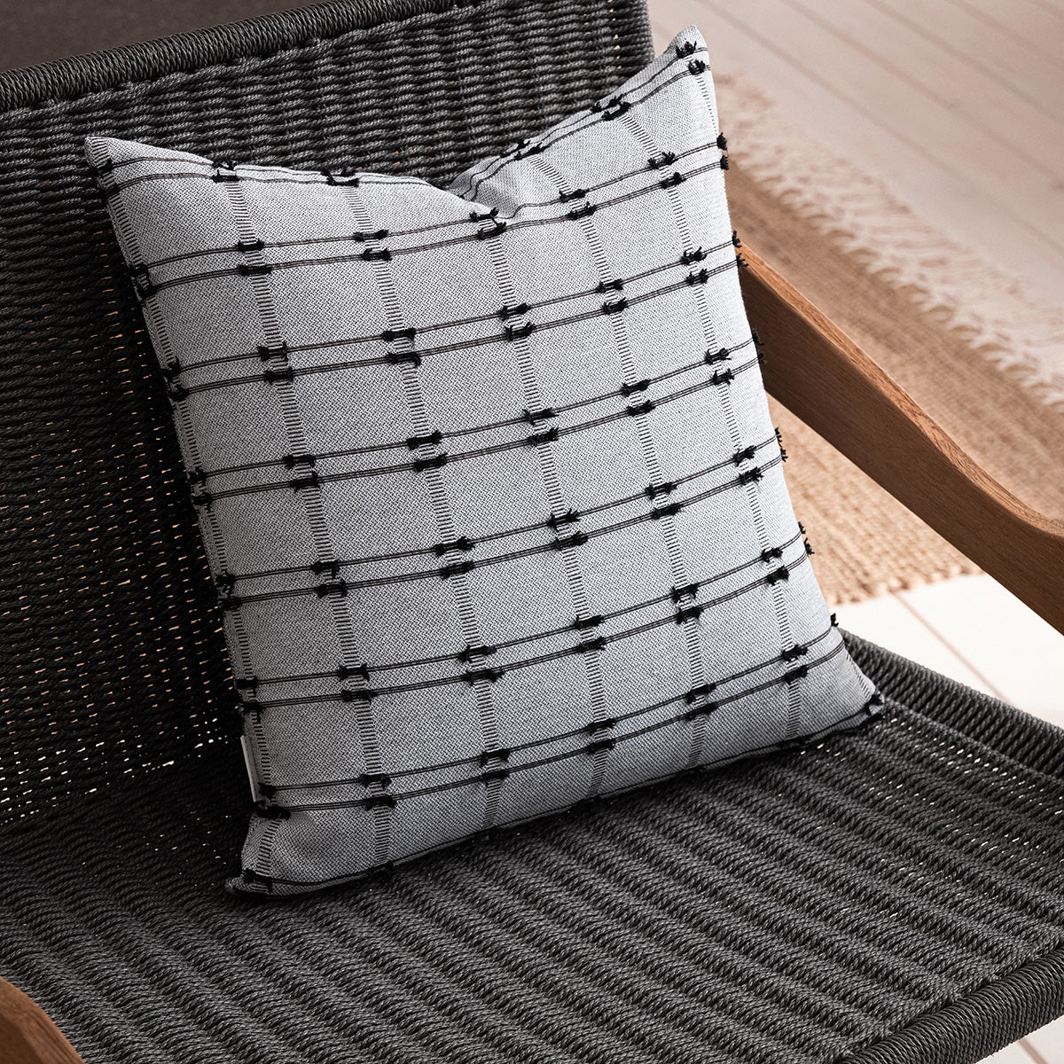 Μαξιλαροθήκη 50x50cm Celtic Black Coal 377