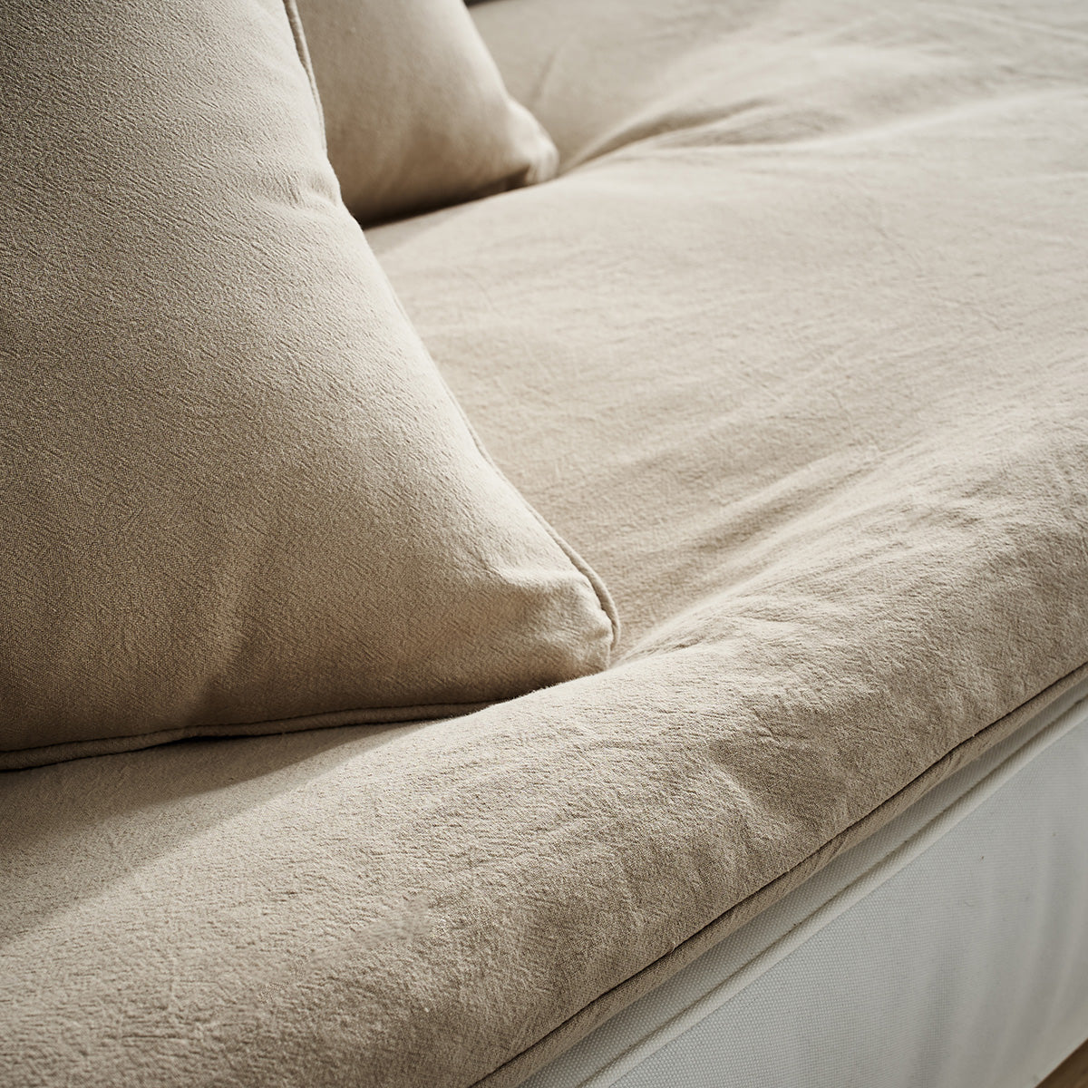 Μαξιλαροθήκη 43x43cm Valerie Natural Beige 381