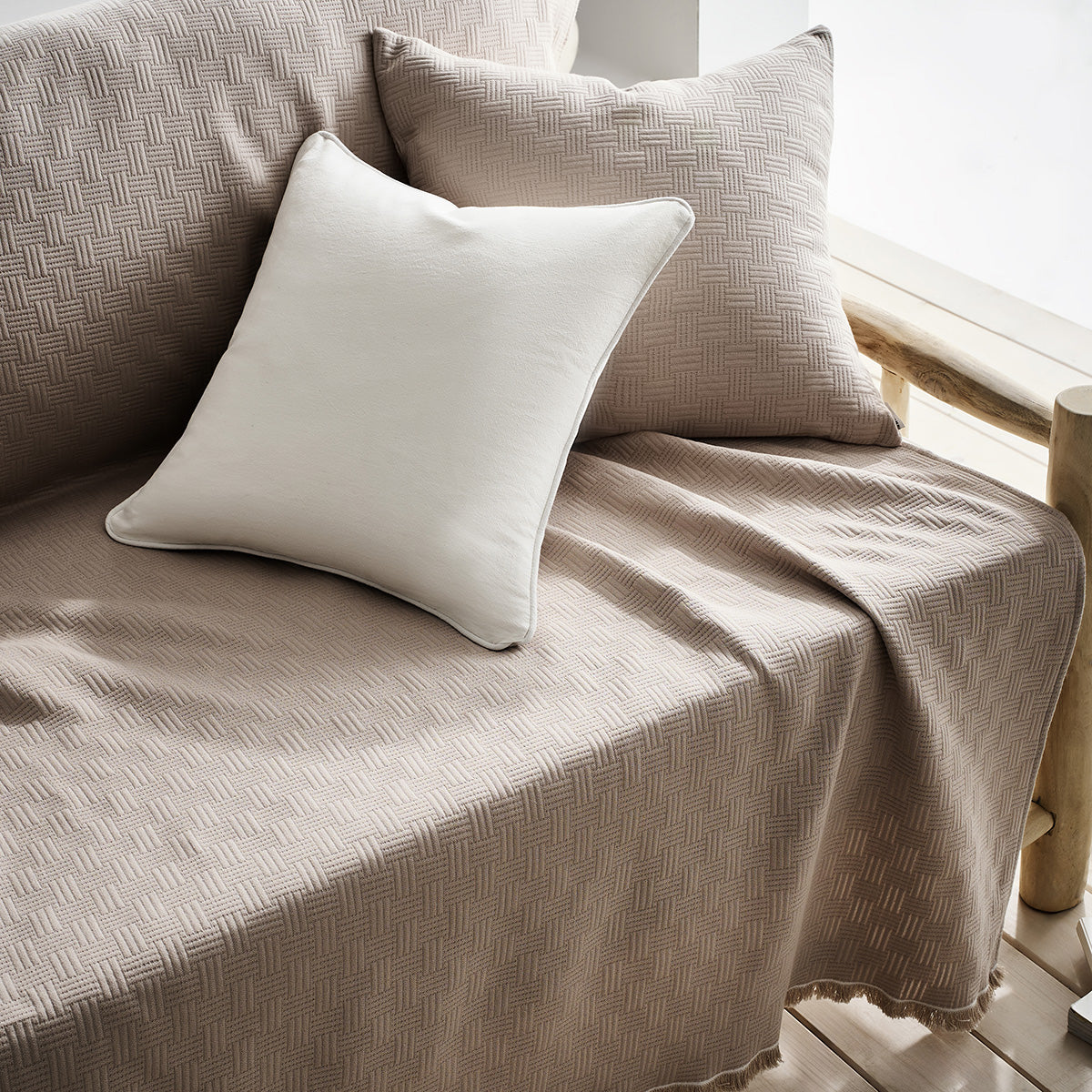 Μαξιλαροθήκη 43x43cm Valerie Pure White 381