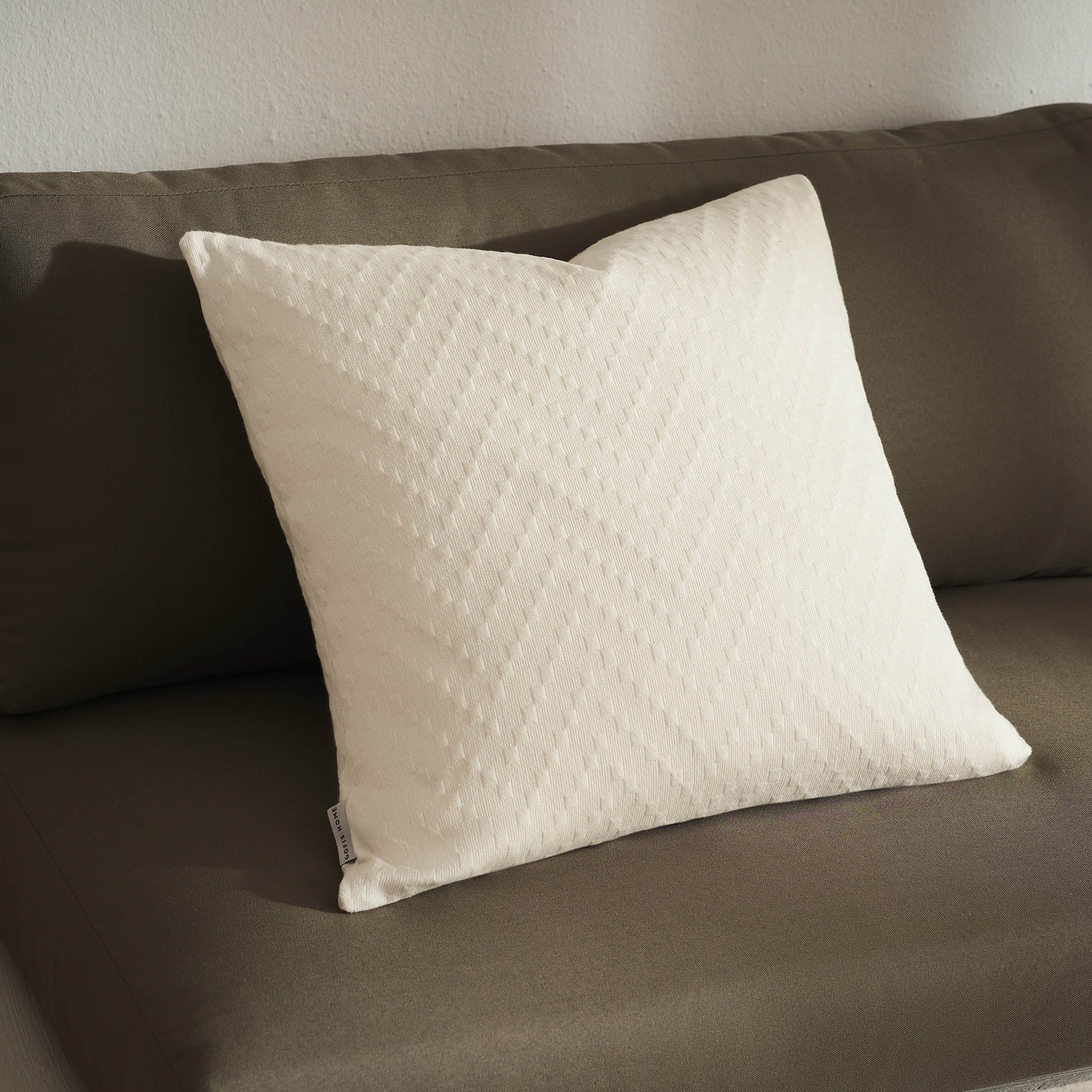 Μαξιλαροθήκη 50x50cm Ori Μοοn Ecru 401