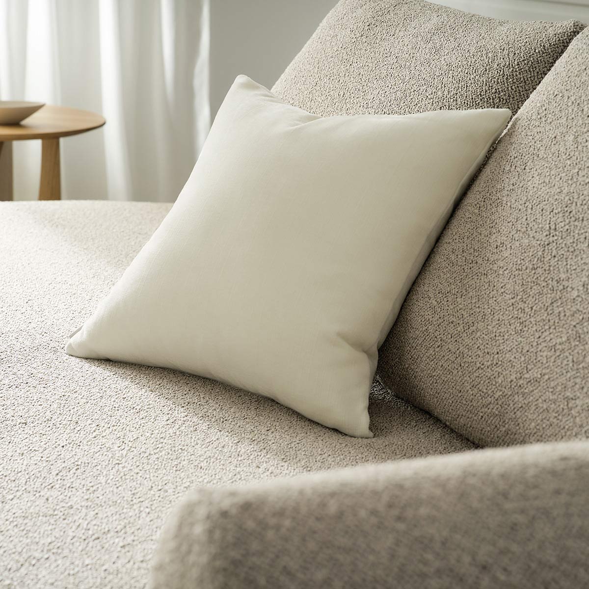 Μαξιλαροθήκη 50x50cm Luna Pure White 427/16