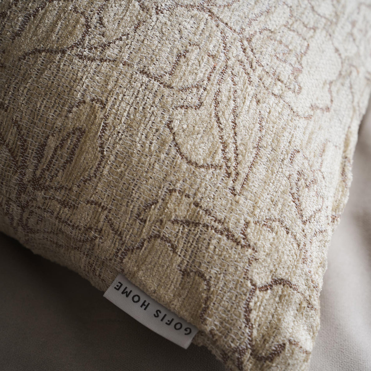 Μαξιλαροθήκη 50x50cm Aradia Beige 430/05