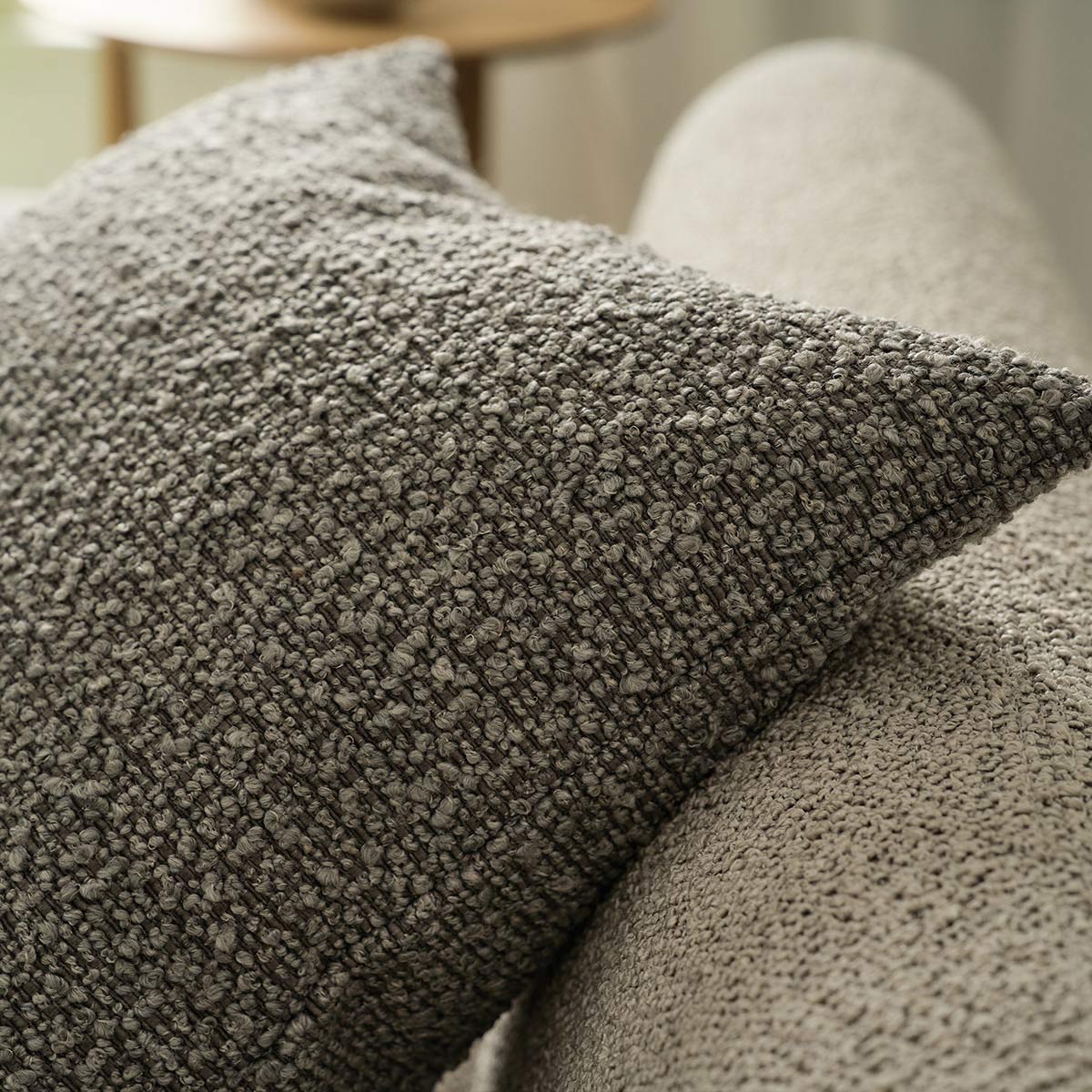 Μαξιλαροθήκη 43x43cm Saga Quiet Grey 445/15