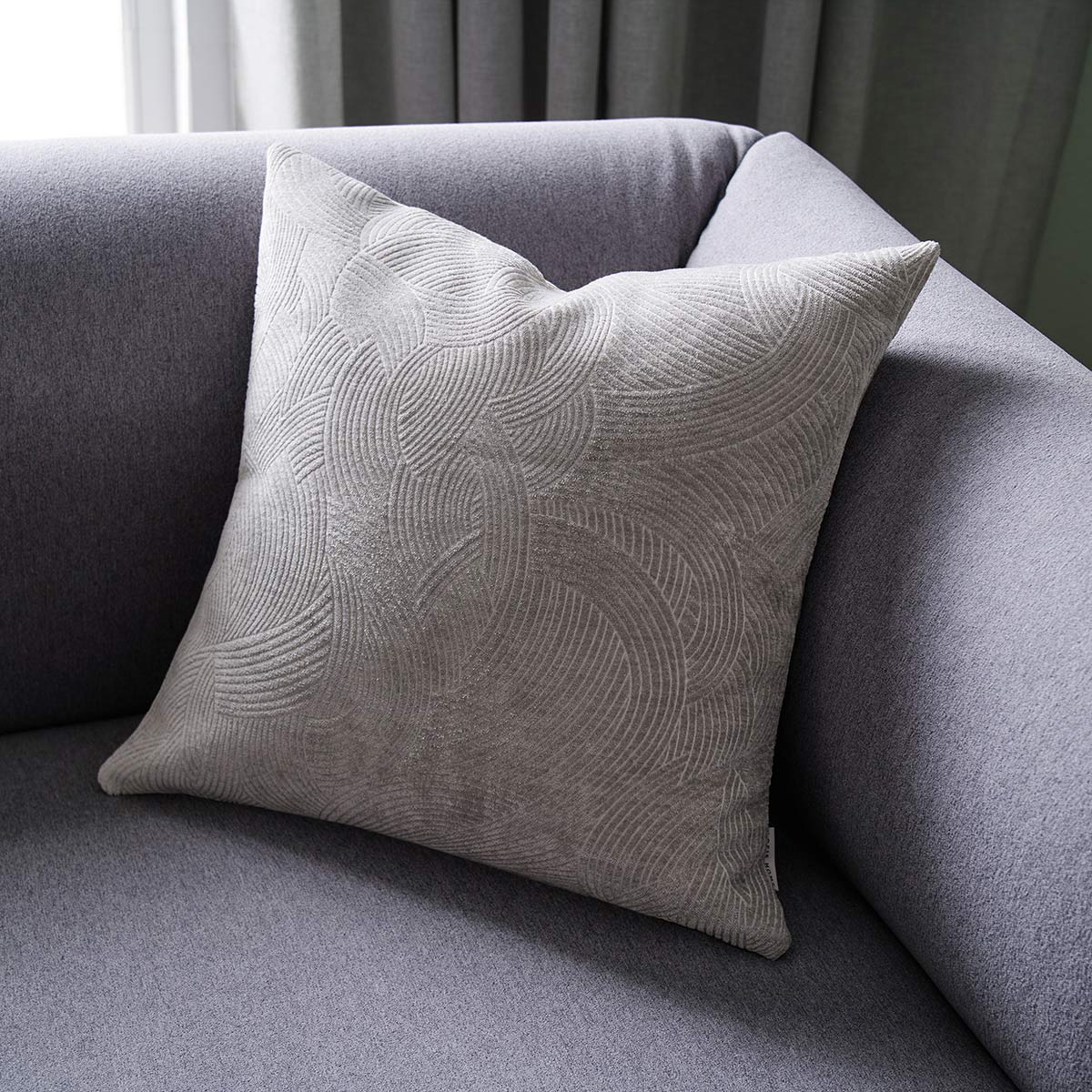 Μαξιλαροθήκη 50x50cm Nimbus Soft Grey 447/15