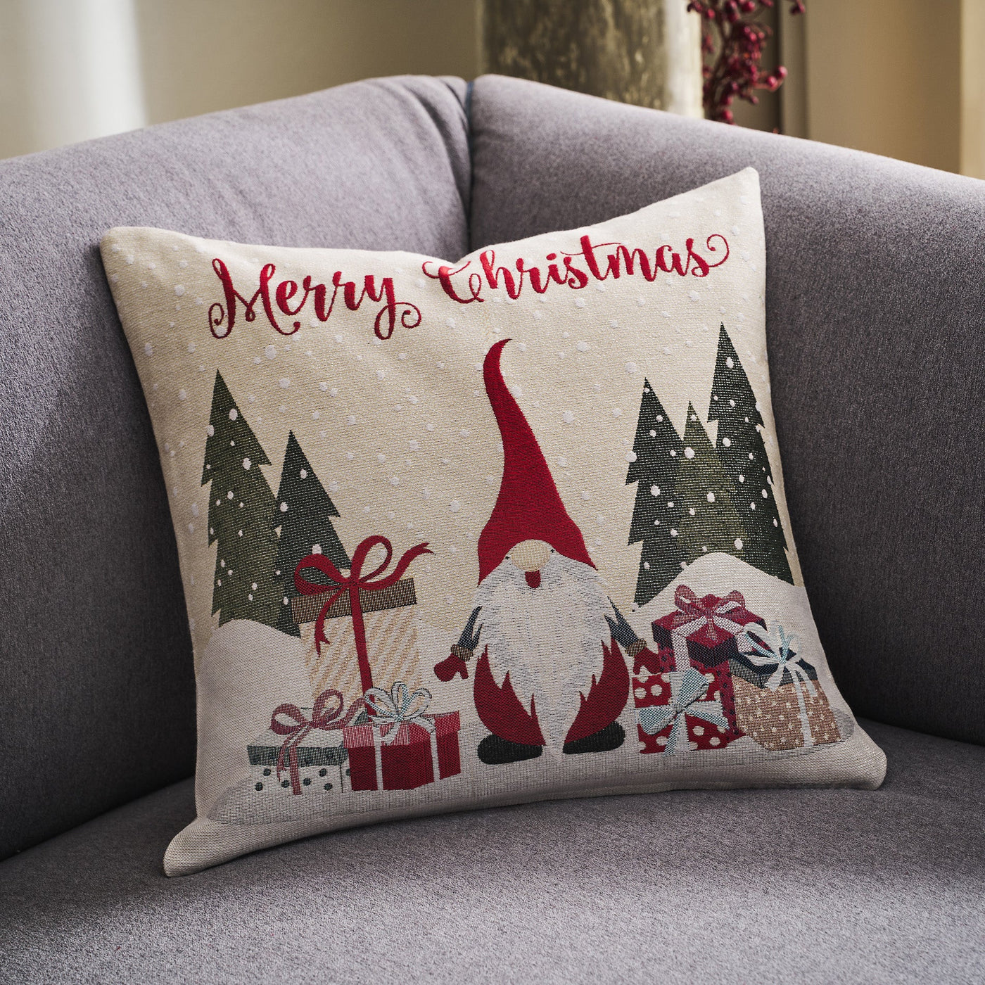 Μαξιλαροθήκη 43x43cm Xmas 480