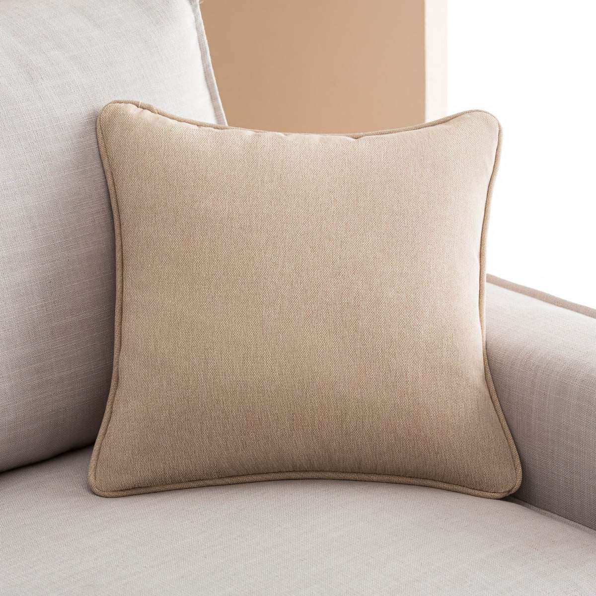 Μαξιλαροθήκη 43x43cm Beige 508/06