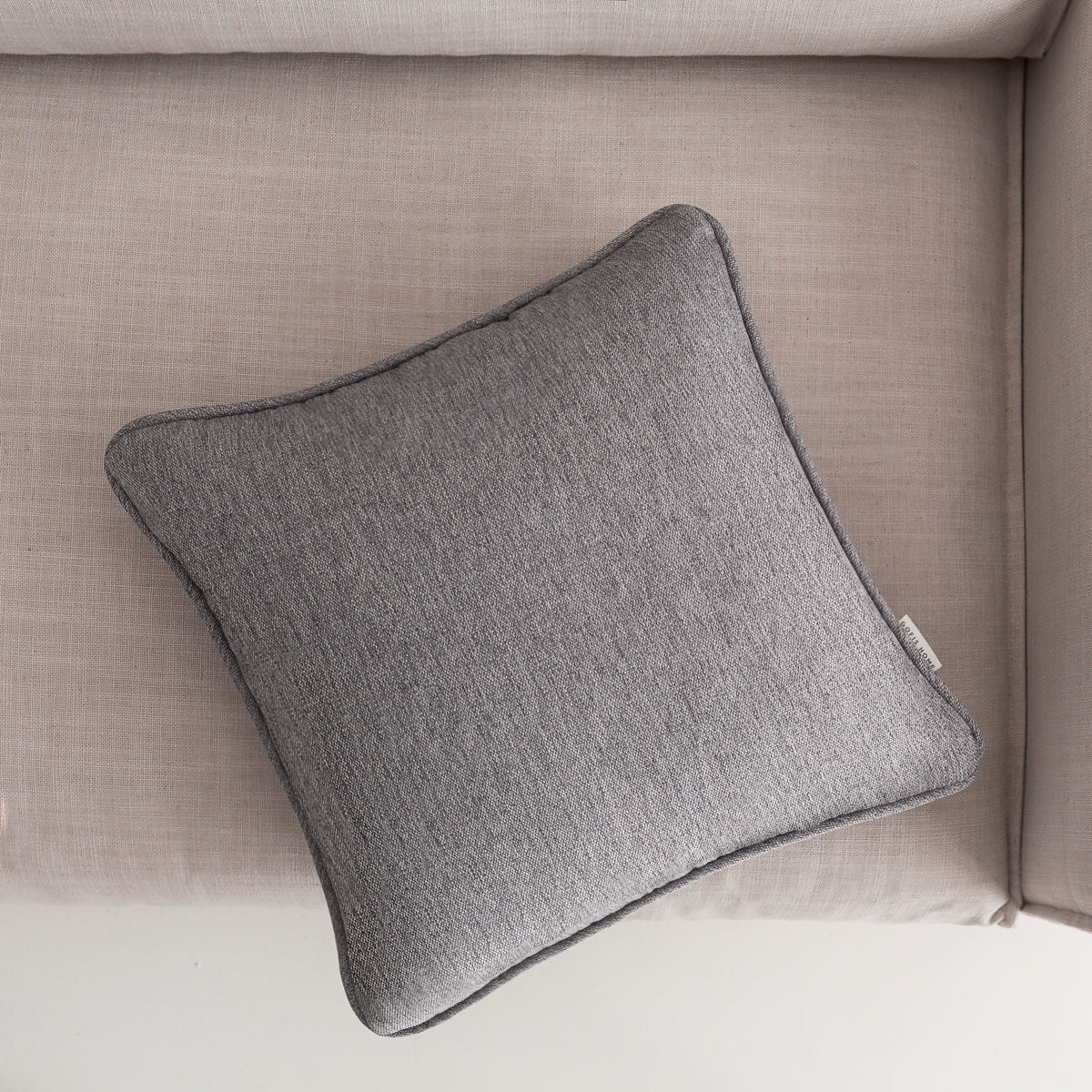 Μαξιλαροθήκη 43x43cm Zuri Grey Rock 508/ 15