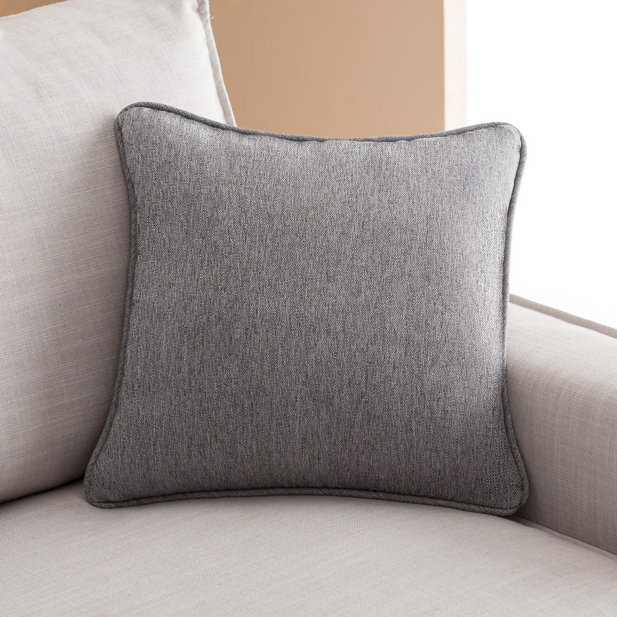 Μαξιλαροθήκη 43x43cm Zuri Grey Rock 508/ 15