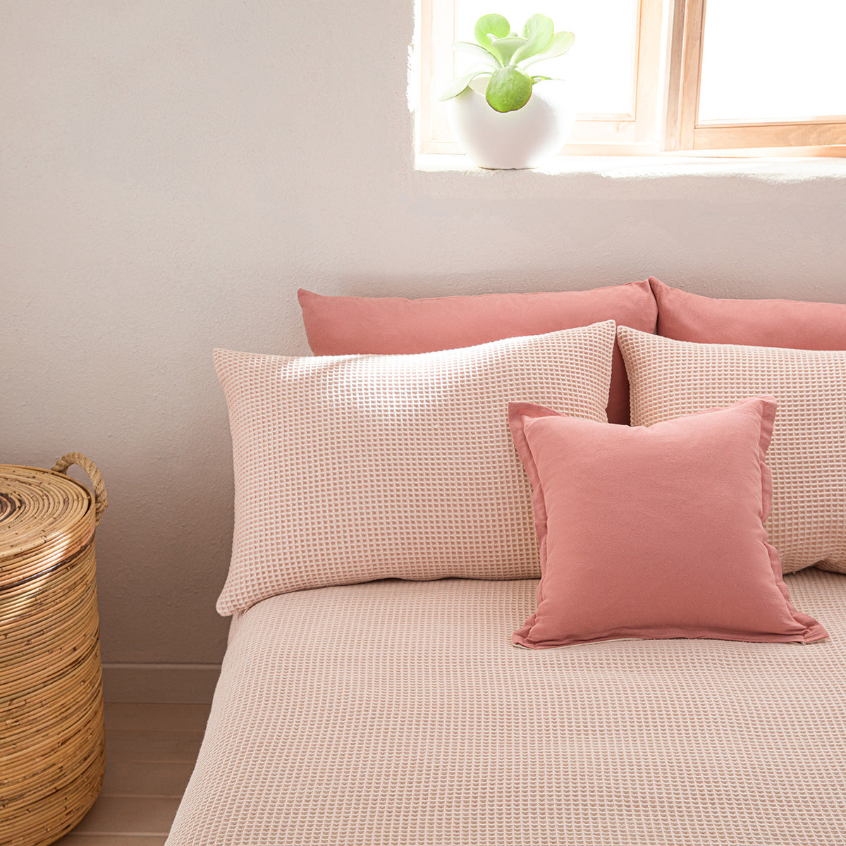 Μαξιλαροθήκη 50x70cm Beehive Pink Shell 571/ 17