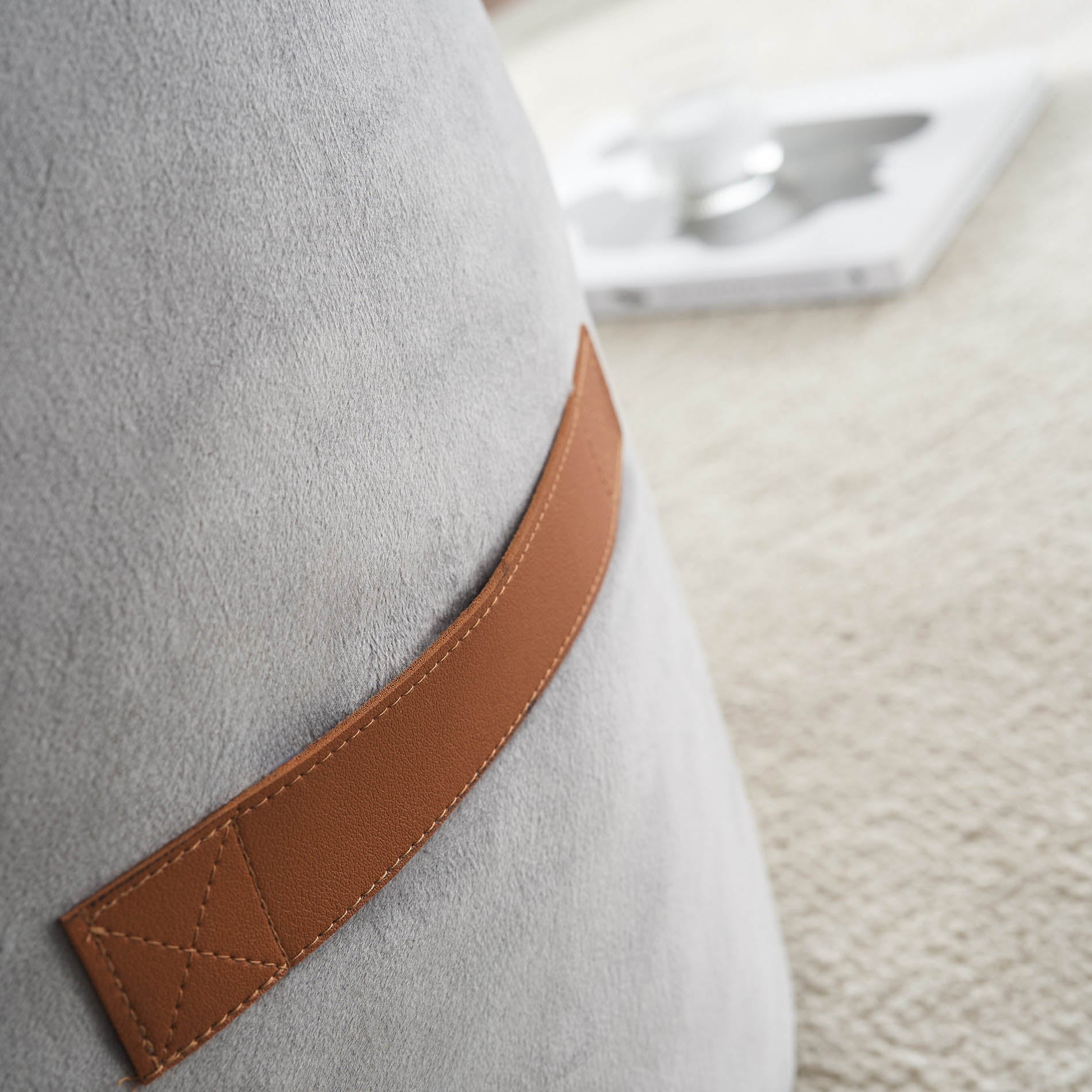 pouf 40x50x50cm Winter Cloud Grey 711/34