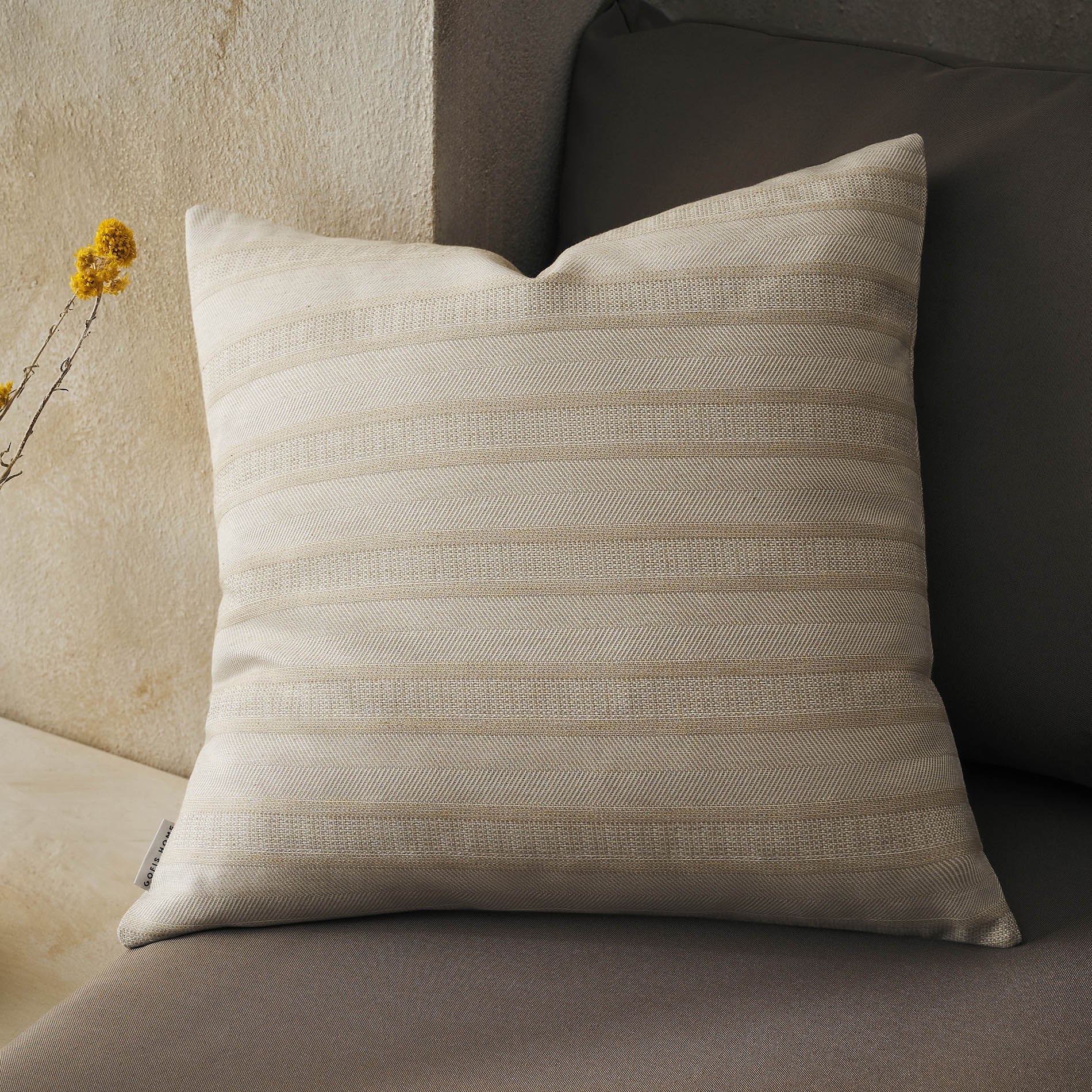 Pillowcase 50x50cm Laurel Plant Green 731/18