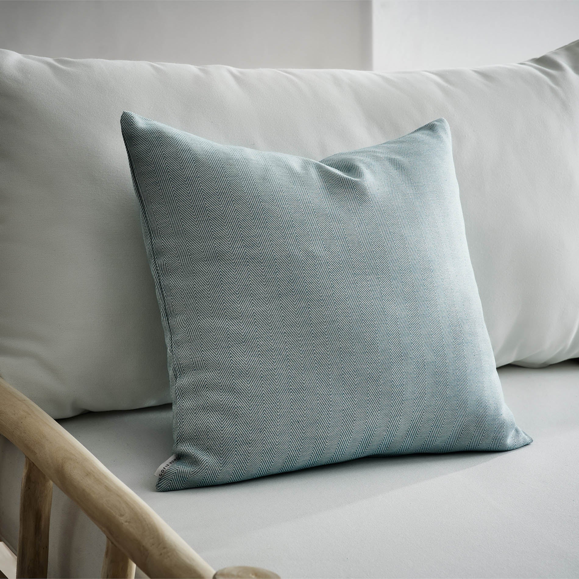 Μαξιλαροθήκη 50x50cm Rene Turquoise Blue SS24 732
