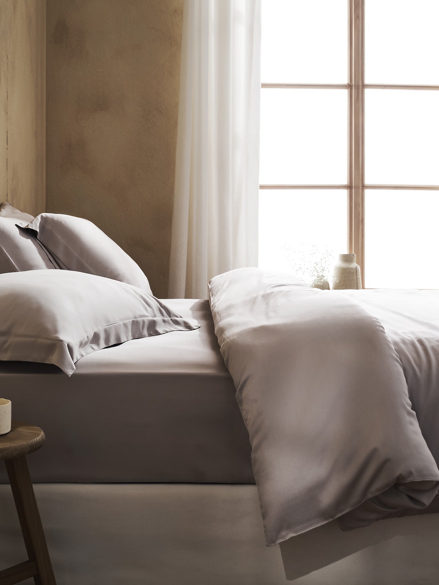 Παπλωματοθήκη Υπέρδιπλη 230x245cm Sentia Light Grey 305/15