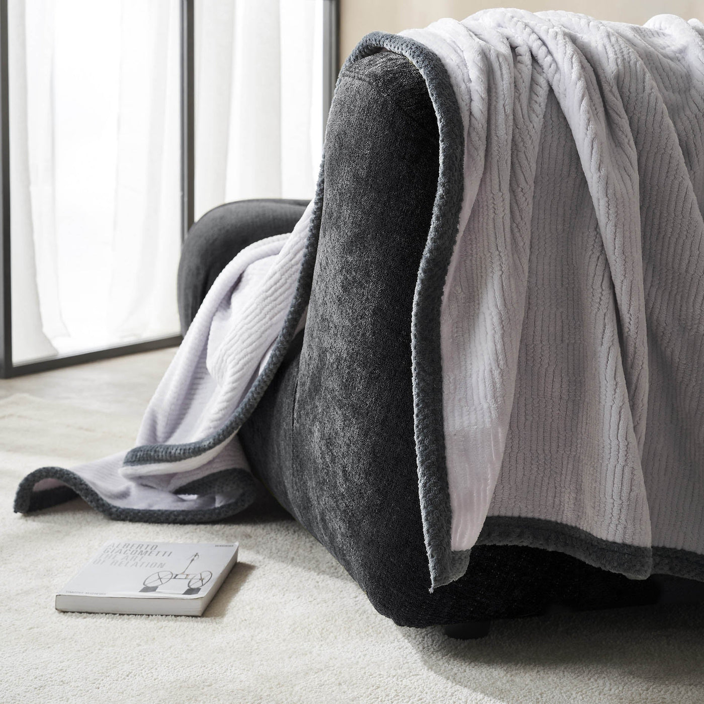 Throw Polar Fog Grey 109/01