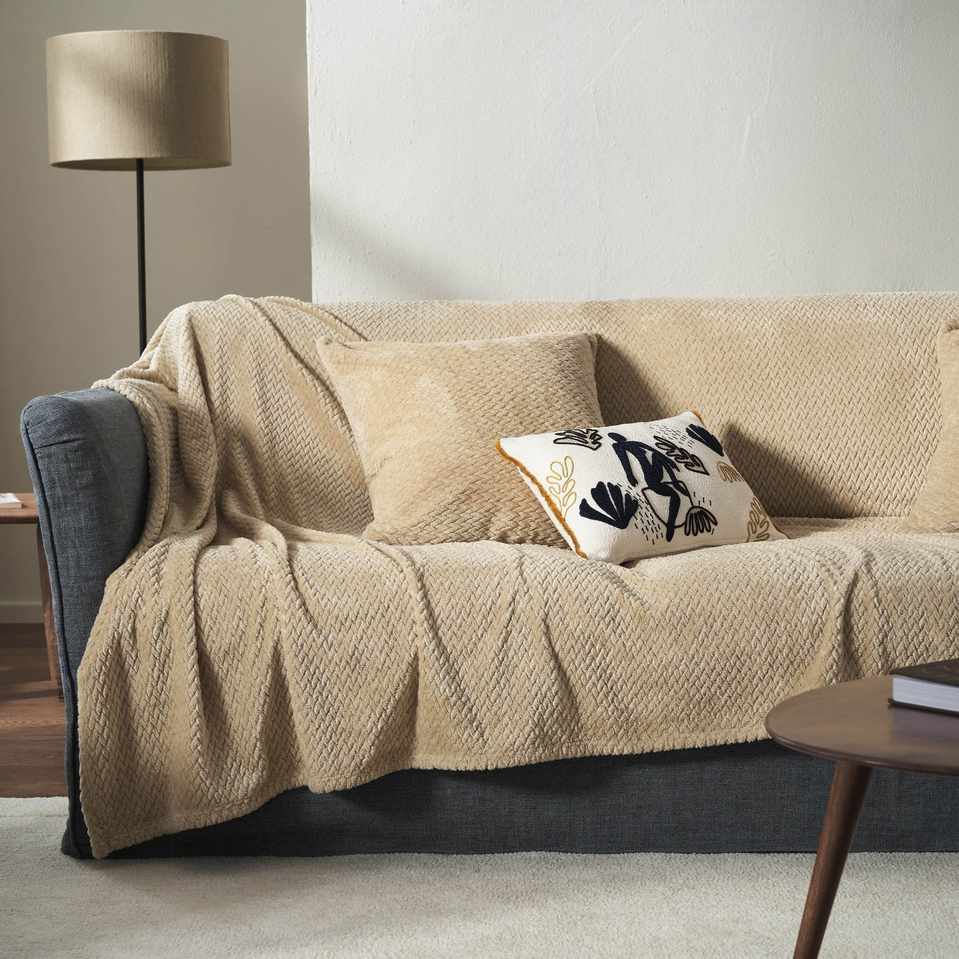 Throw Cinnabar Sesame Beige 115/06