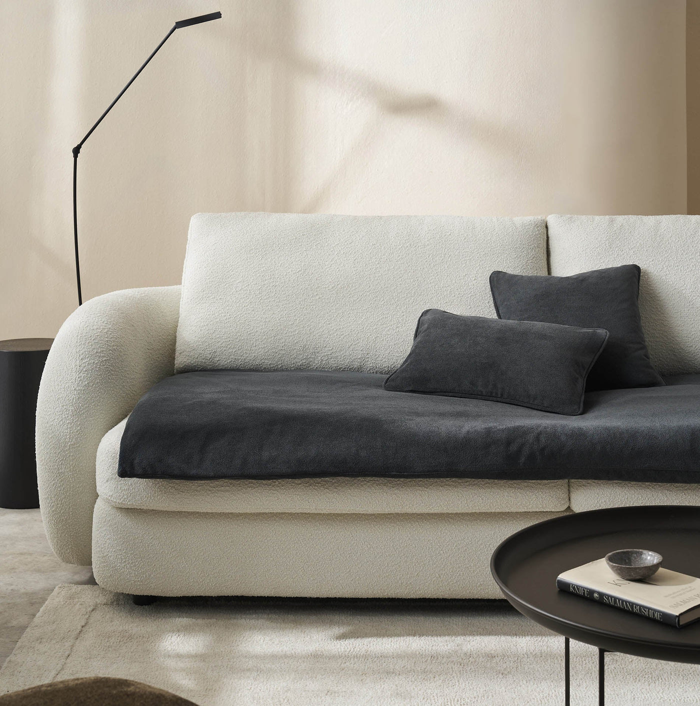 Sofa Topper 80x200cm Nadinia Pearl Gray 137
