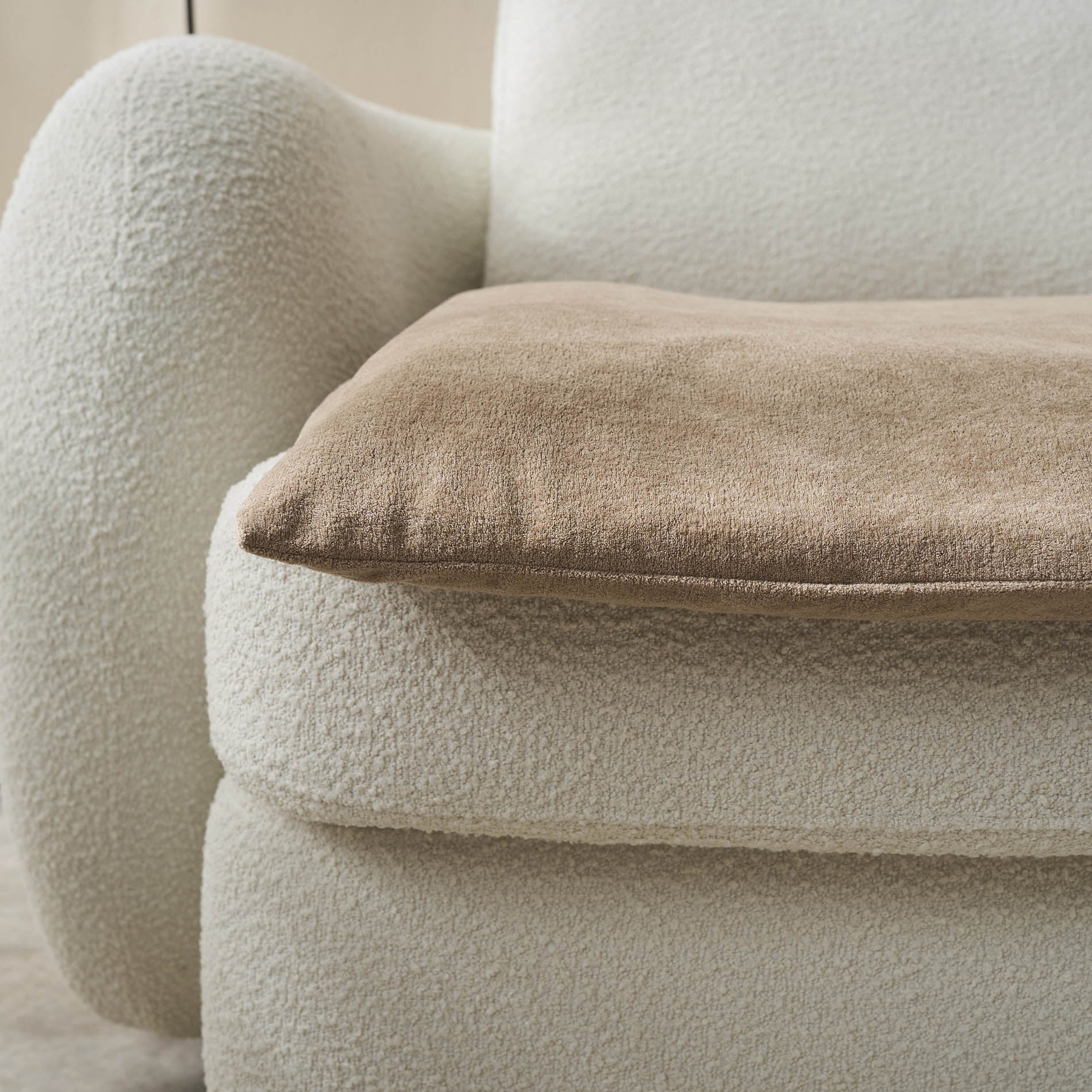 Sofa Topper 80x200cm  Nadinia Canvas Beige 137