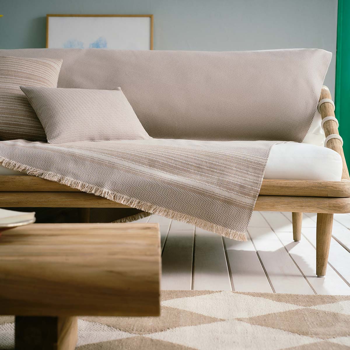 Ριχτάρι Τριθέσιου 180X310cm Kelda Sand Beige 174/06