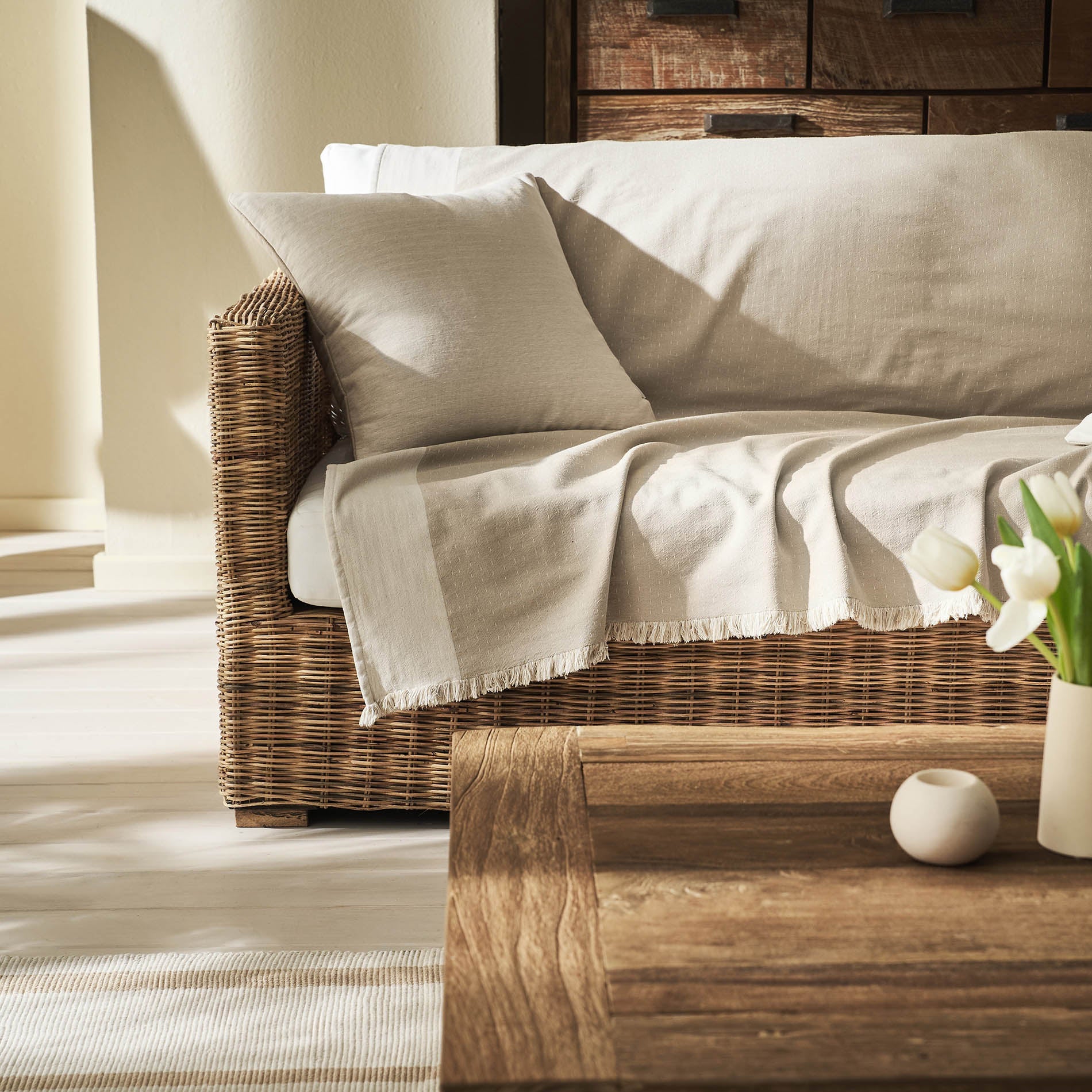 Ριχτάρι Rukia Natural Beige/Offwhite 269
