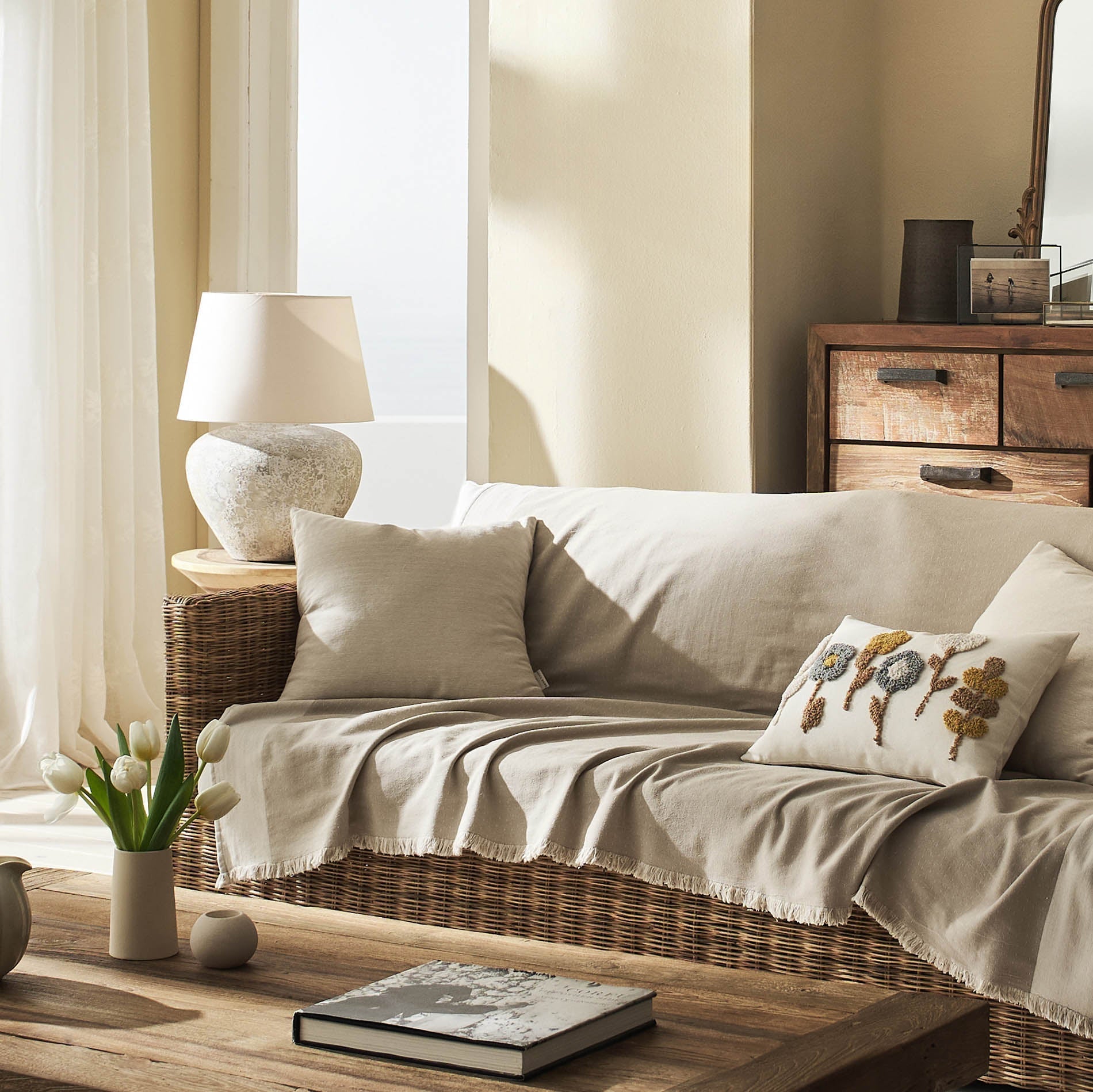 Ριχτάρι Rukia Natural Beige/Offwhite 269