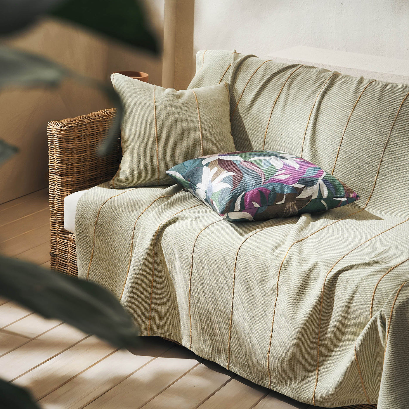Throw Rabia Green/Mustard 321/11