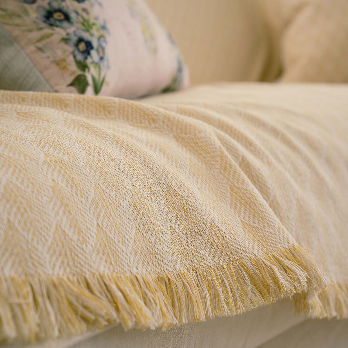 Ριχτάρι Διθέσιου 180X250cm Fianna Pollen Yellow 328/04