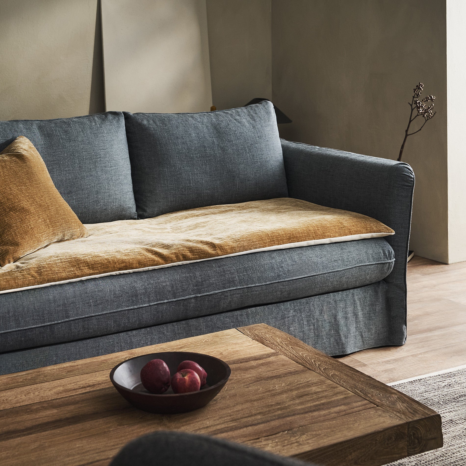 Sofa Quilt 85x200cm Lucilla Gold Grain 332/04