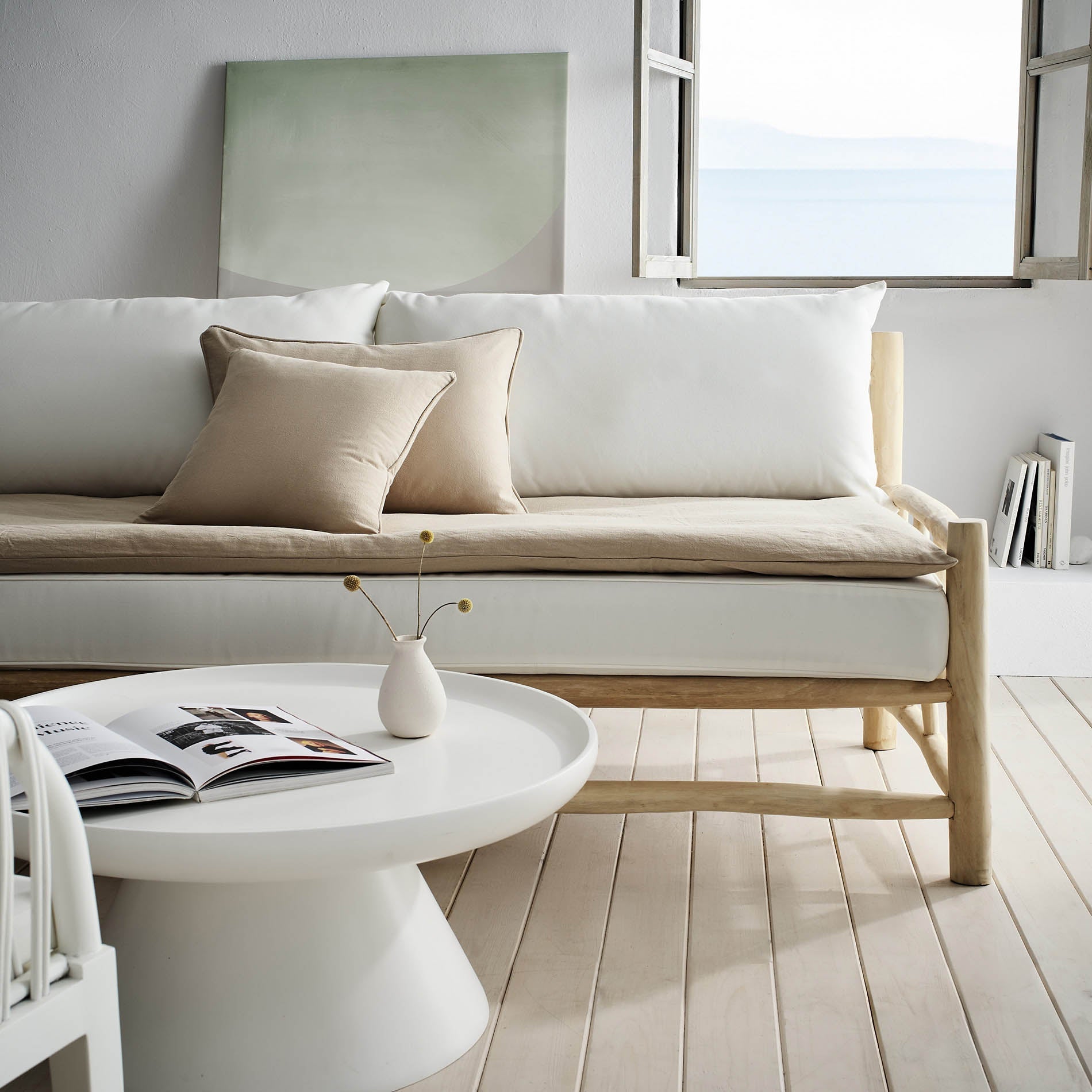Sofa Topper 80x200cm Valerie Natural Beige 381