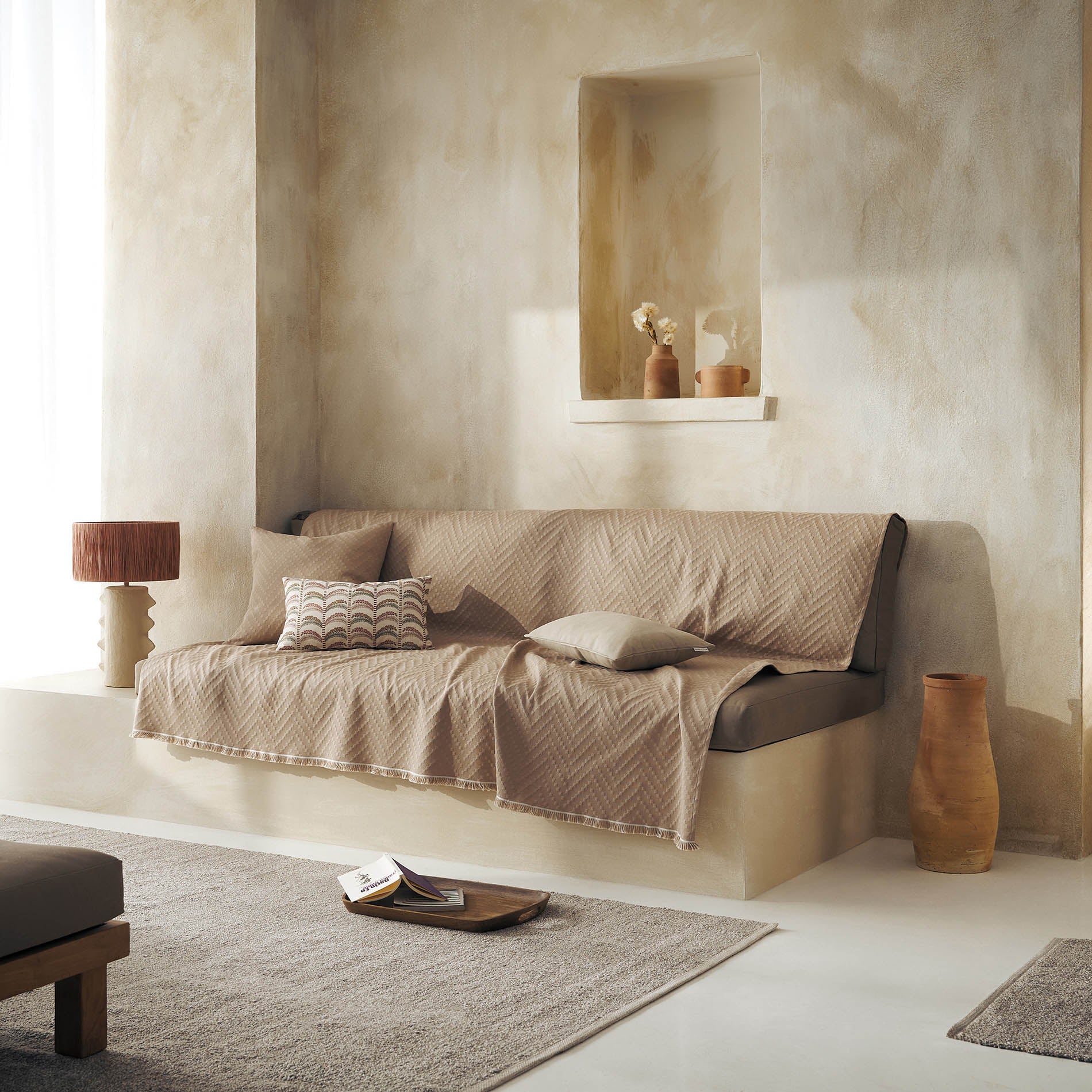 Throw Ori Hemp Beige 401/21