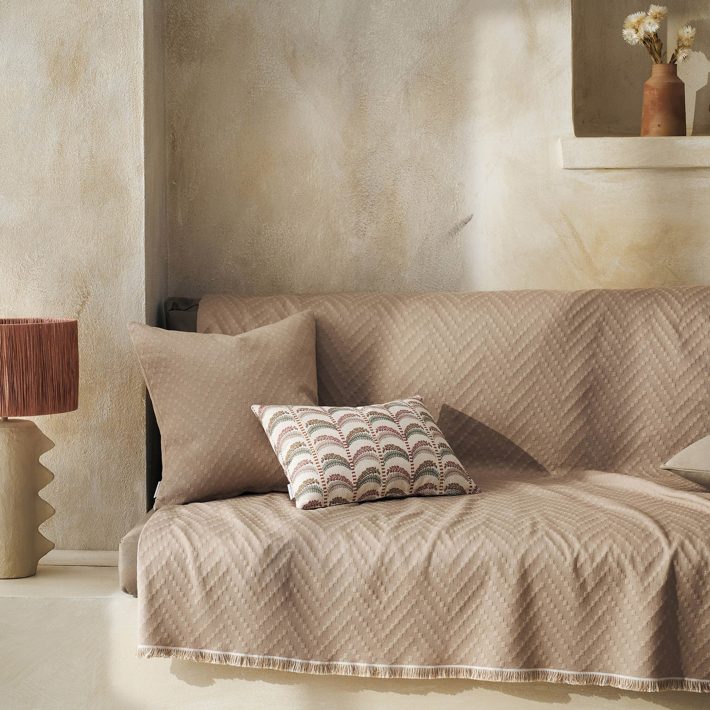 Throw Ori Hemp Beige 401/21