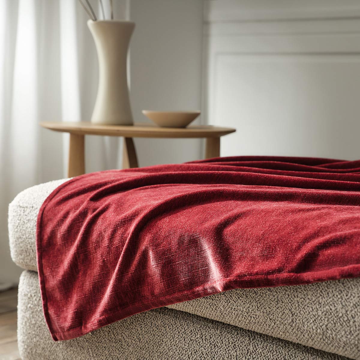 Thrower Luna Red Velvet 427/02