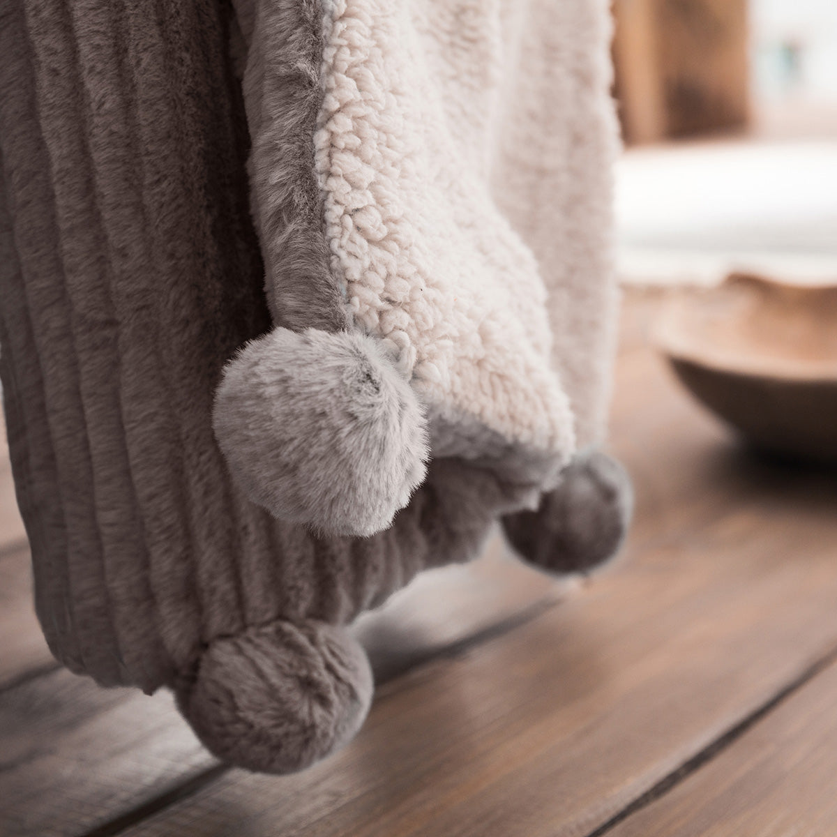Fur Blanket 130x170cm Softy Ash Grey 478/ 15