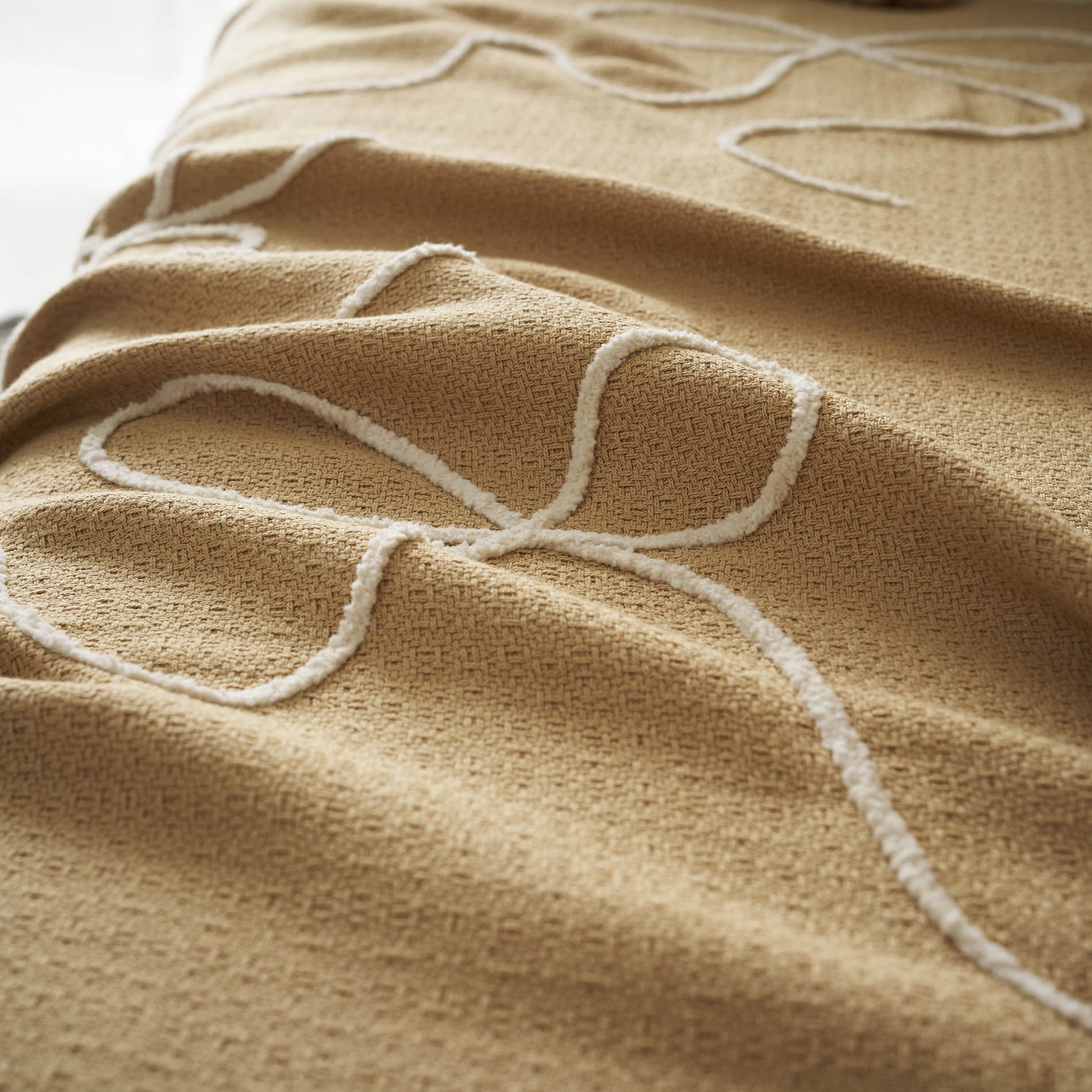 Ριχτάρι διακόσμησης 140x180cm Elowen Warm Beige 505
