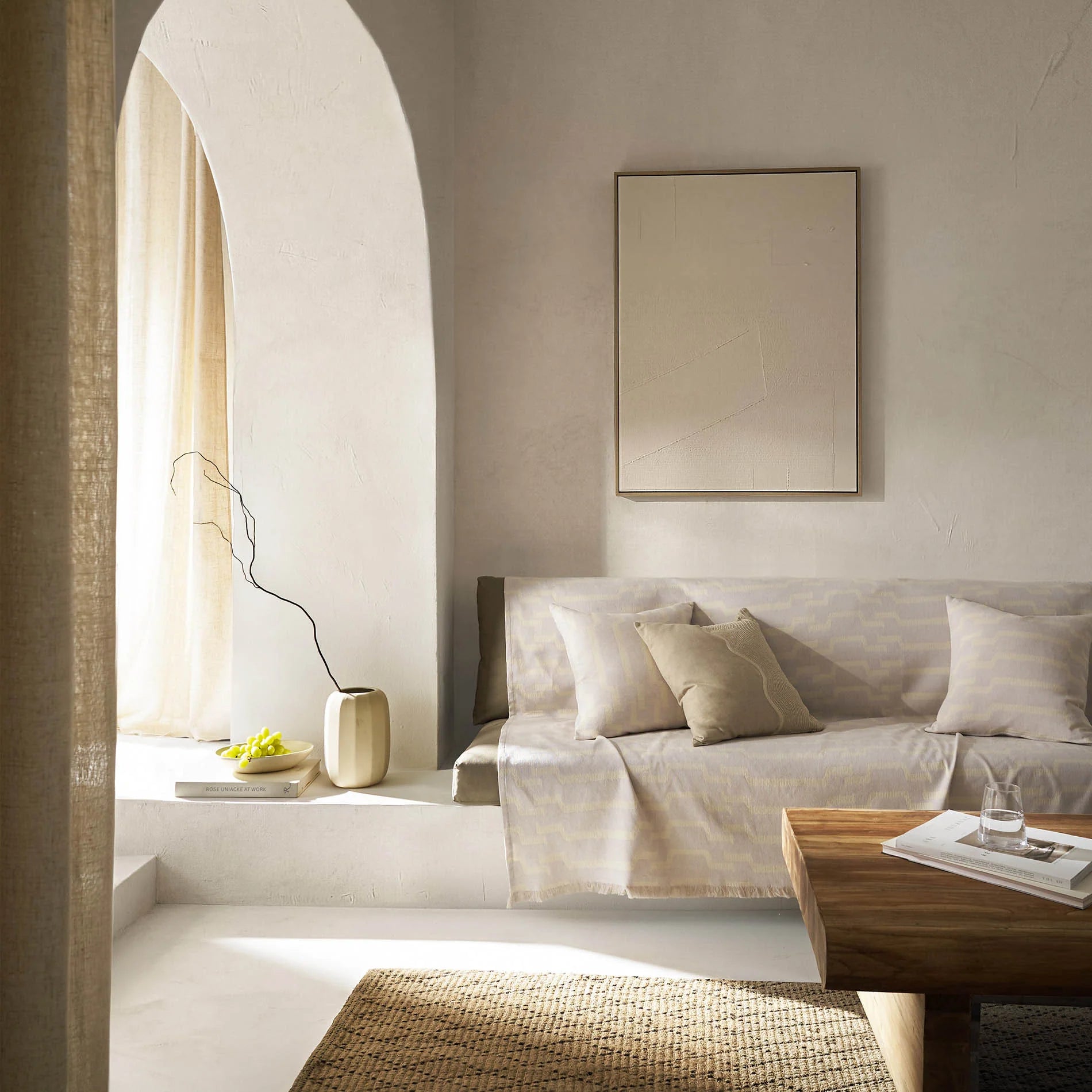 sofa throw Clover Silver Grey 558/19