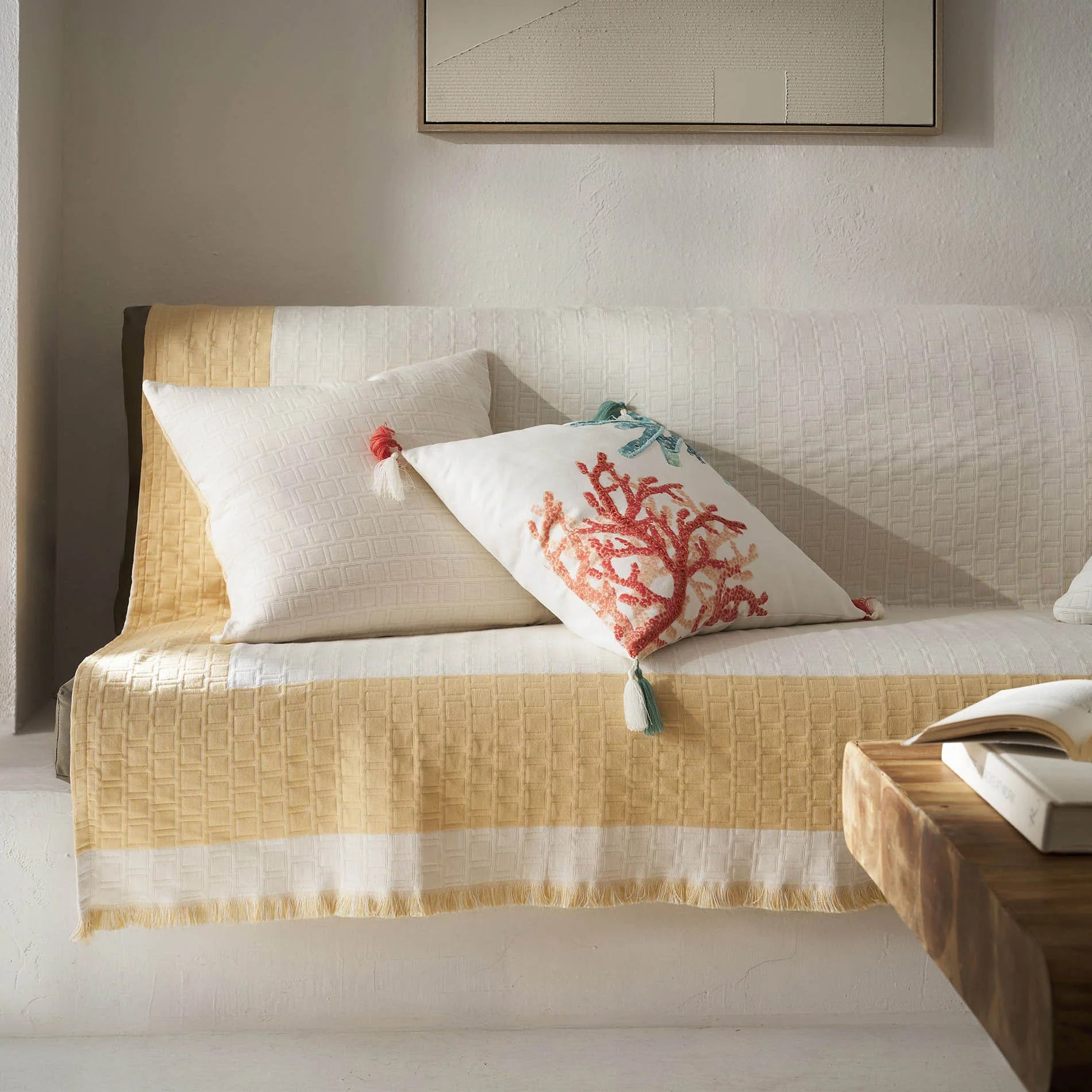 sofa throw Solenne Sun Yellow 591/04
