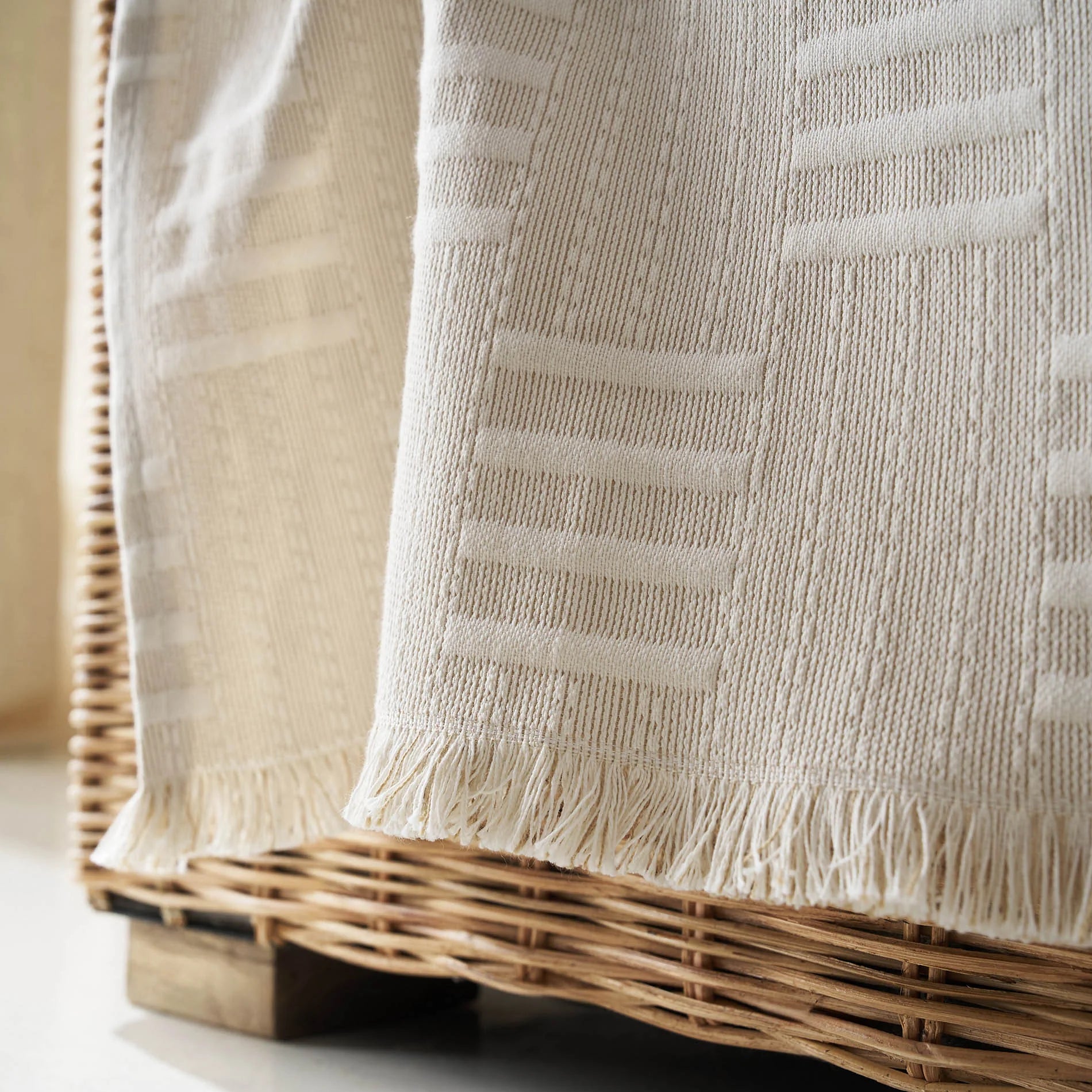 sofa throw Calyra Natural Beige 654/06