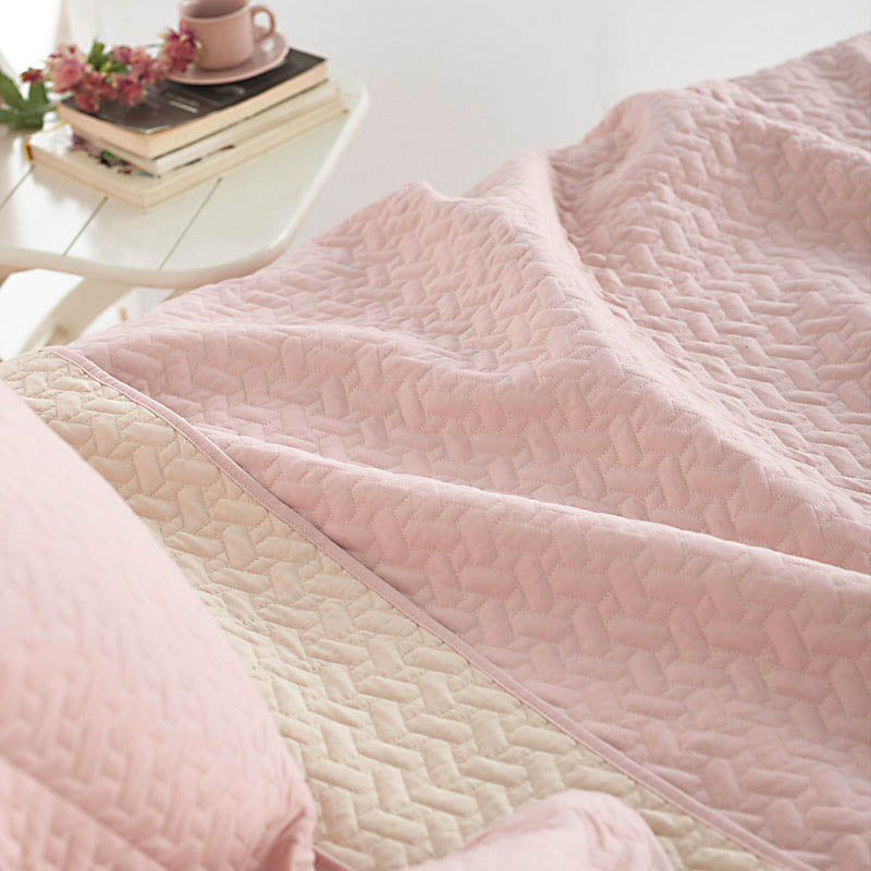 Σετ Κουβρλι 220x240cm με μαξιλαροθήκες Dusty Pink 740