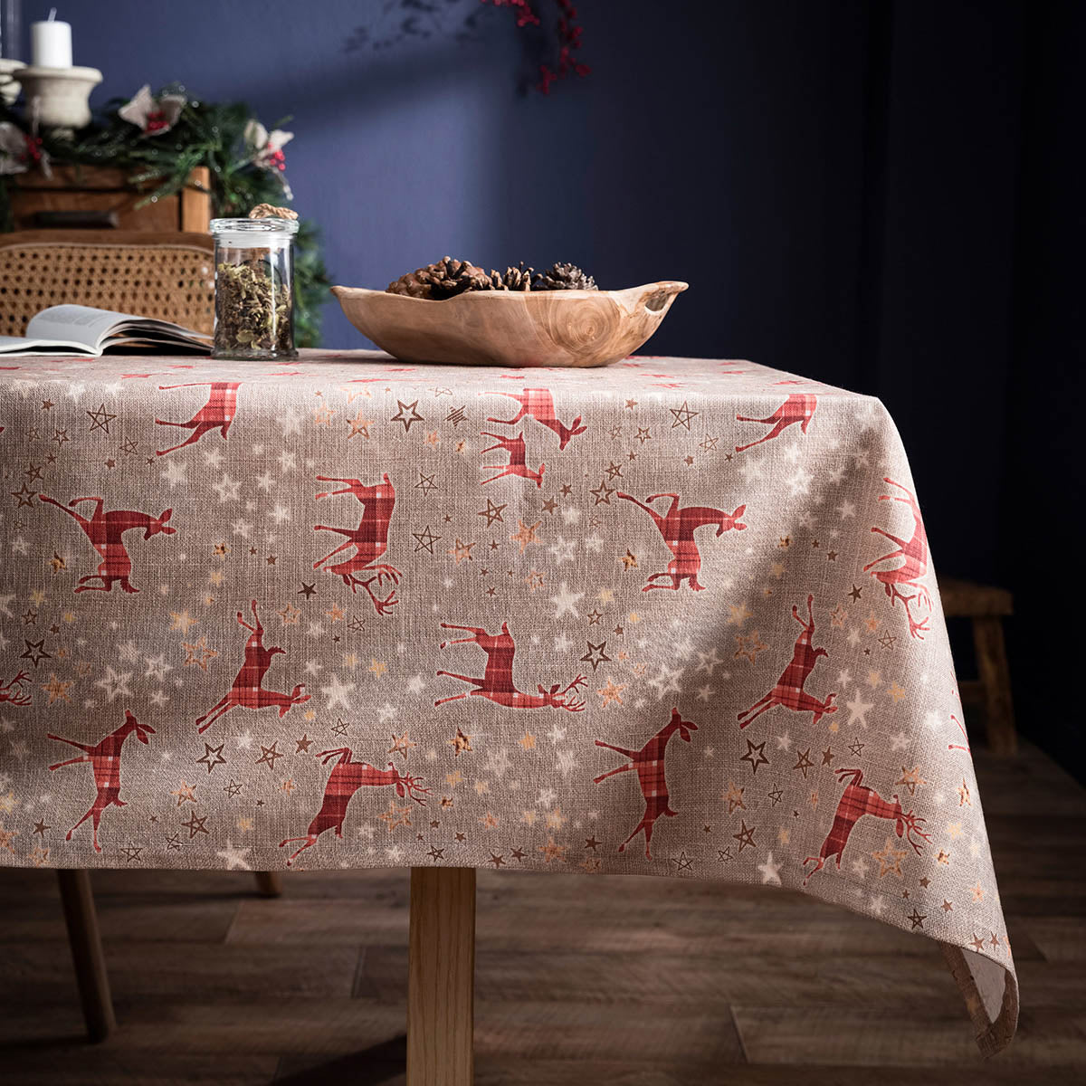 Τραπεζομάντηλο 135x135cm Xmas 126
