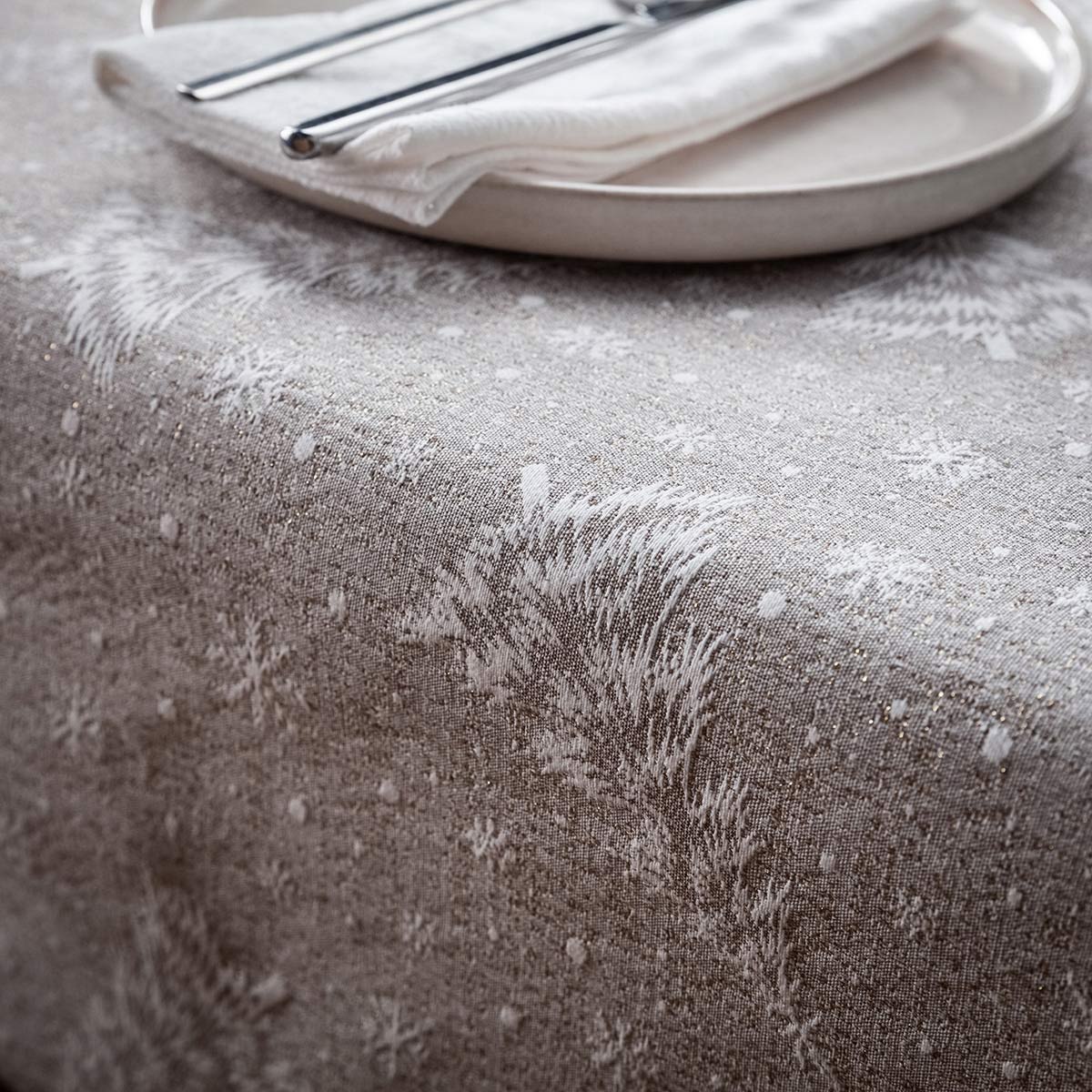 Τραπεζομάντηλο 135x180cm Xmas lurex 094