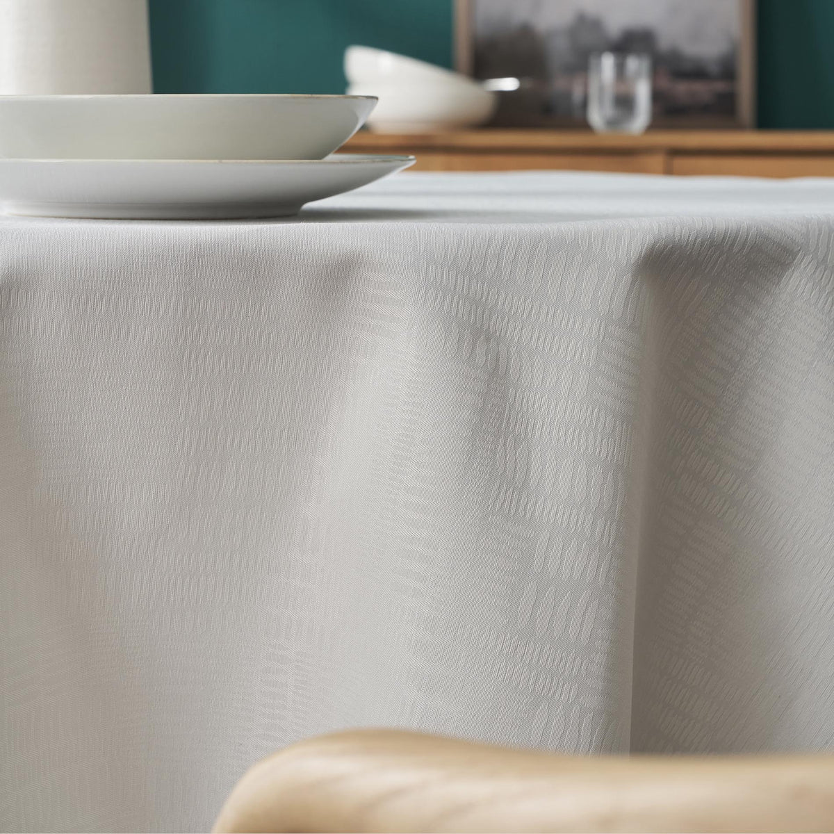Αλέκιαστο Τραπεζομάντηλο Arwen Pure white 329