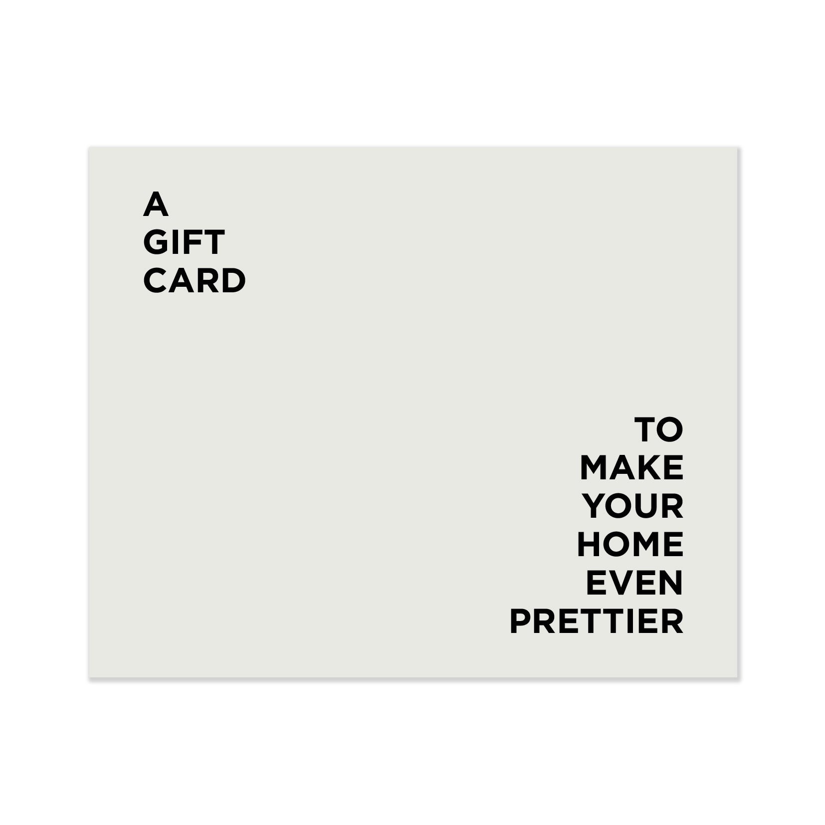 Gift card